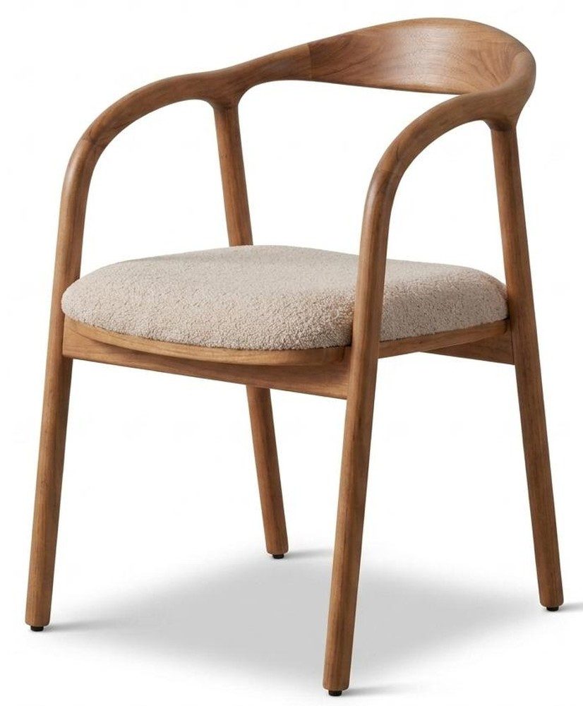 JVmoebel Esszimmerstuhl Stuhl bequem kompakt Esszimmer praktisch Stil modern braun (1-tlg., 1 St)