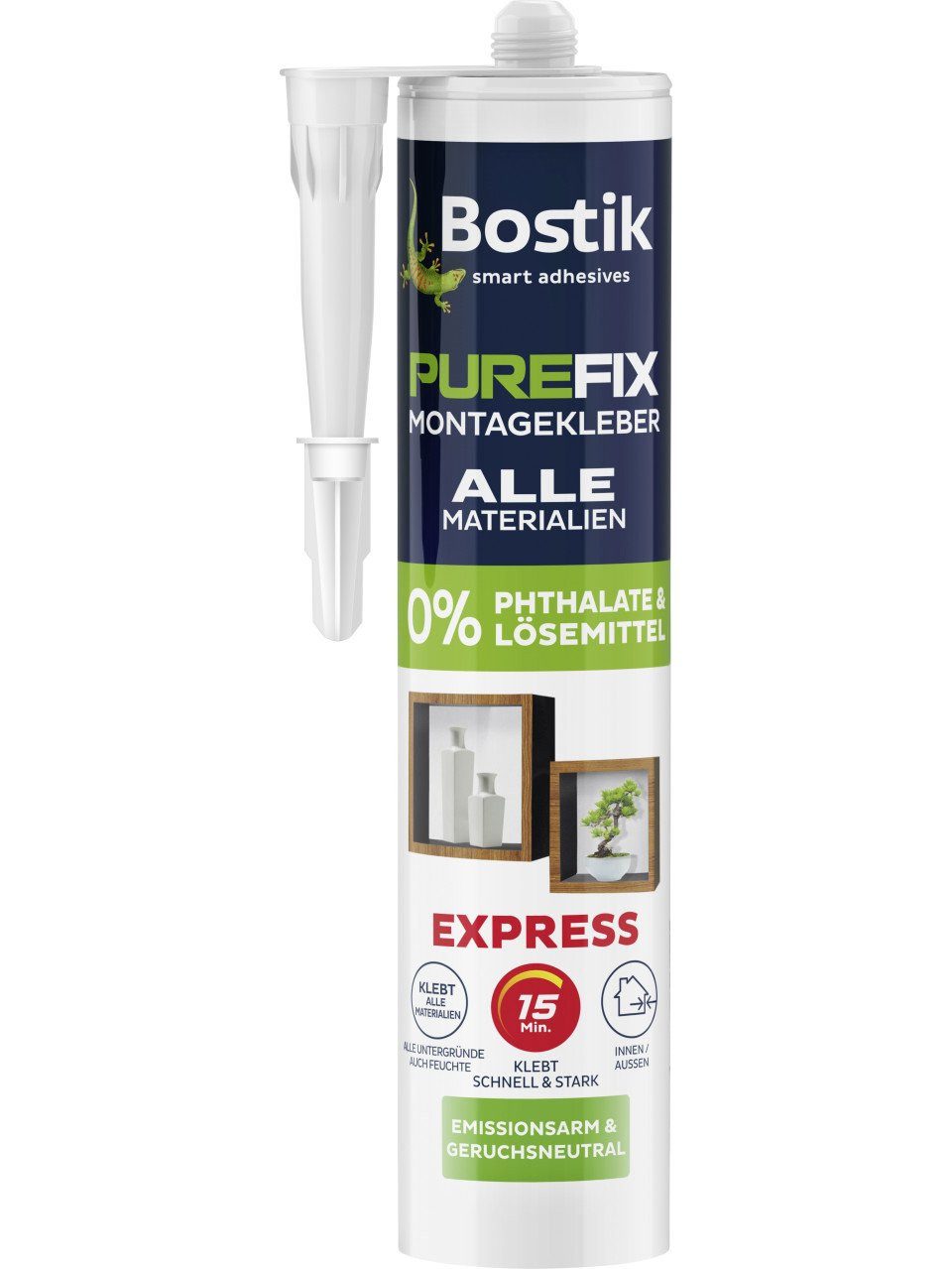 BOSTIK Montagekleber Bostik Purefix Montagekleber Express weiß 440 g