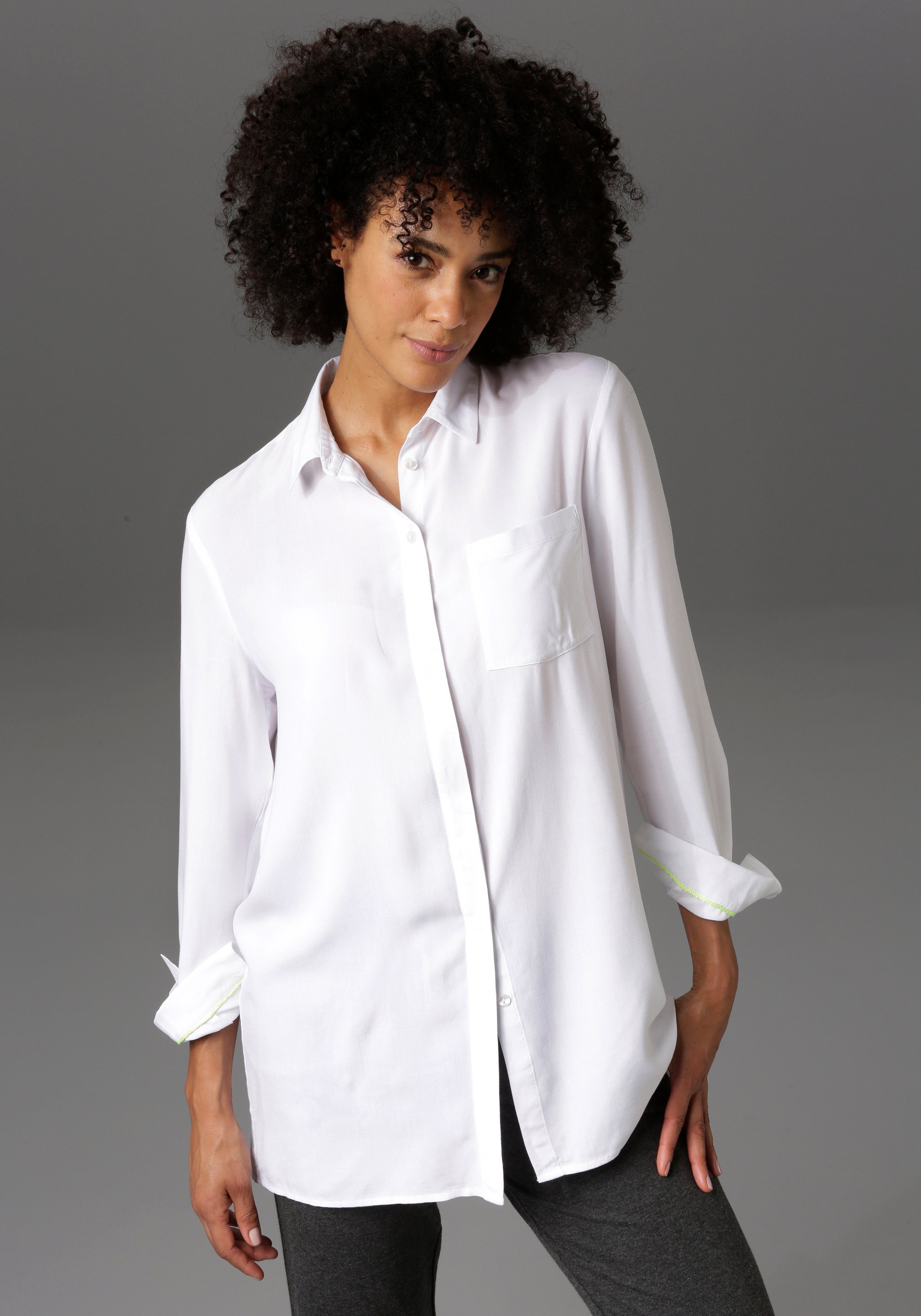 Aniston CASUAL Longbluse mit im \