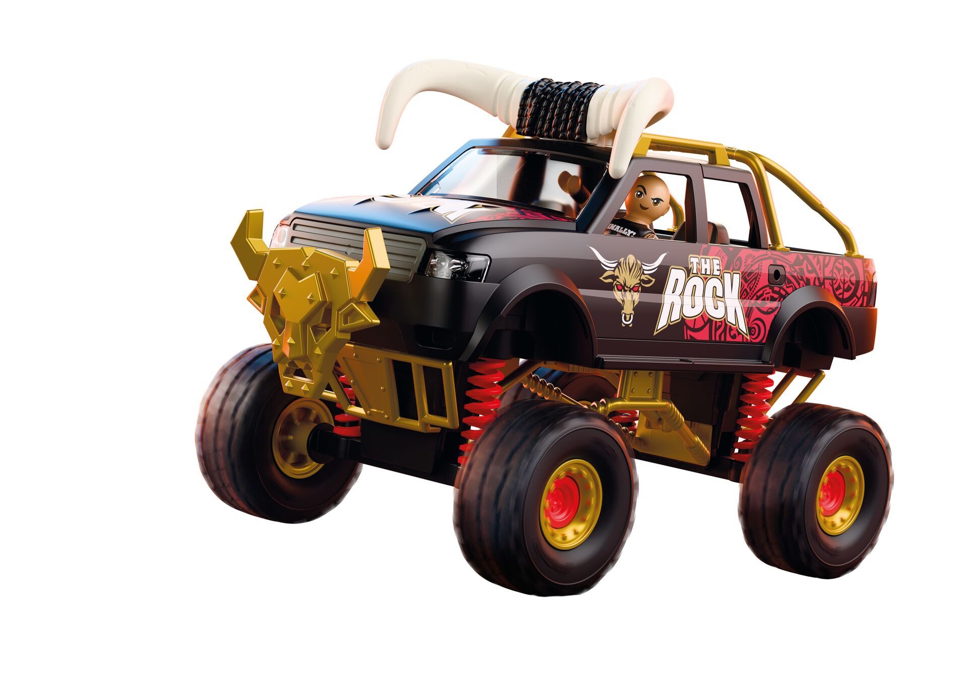 Playmobil® WWE The Rock Monster Truck (71955), WWE Konstruktions-Spielset, Made in Europe