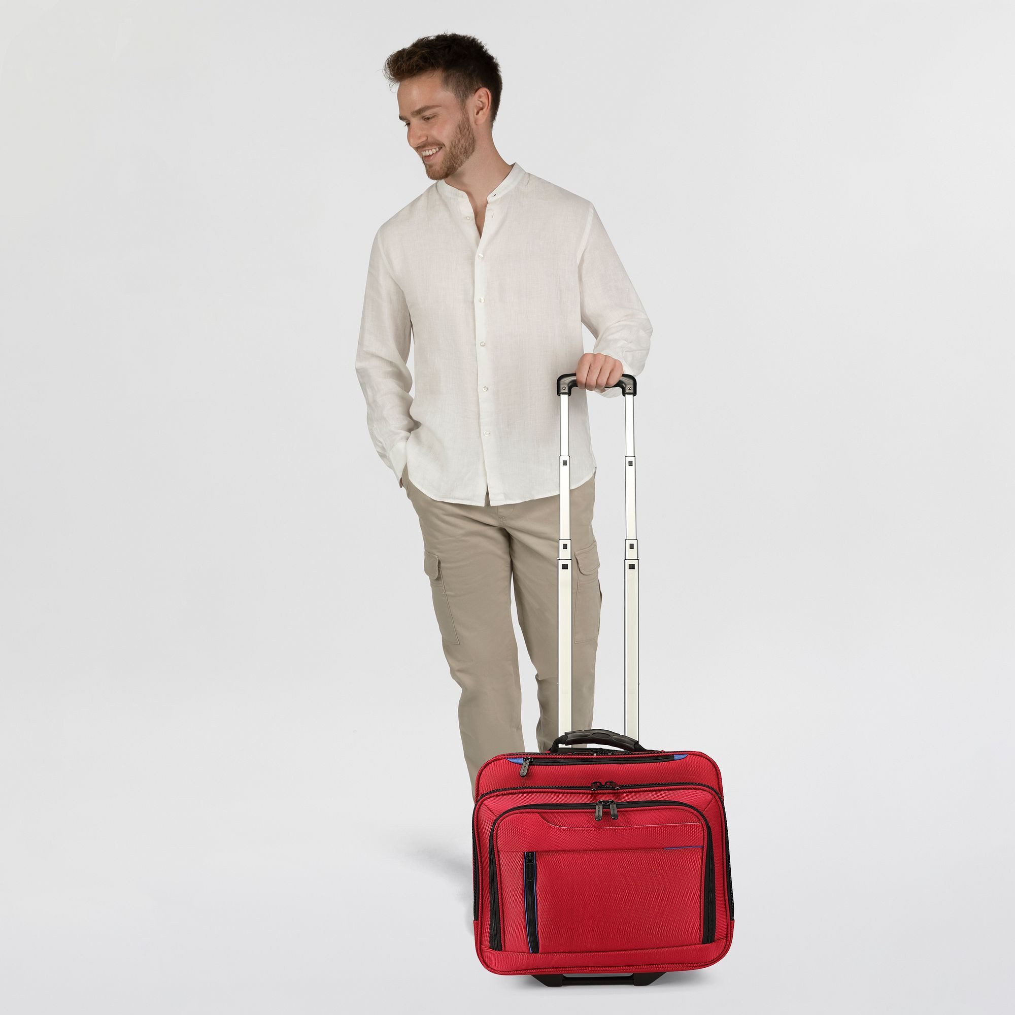 Dermata Business-Trolley, 2 Rollen, Polyester