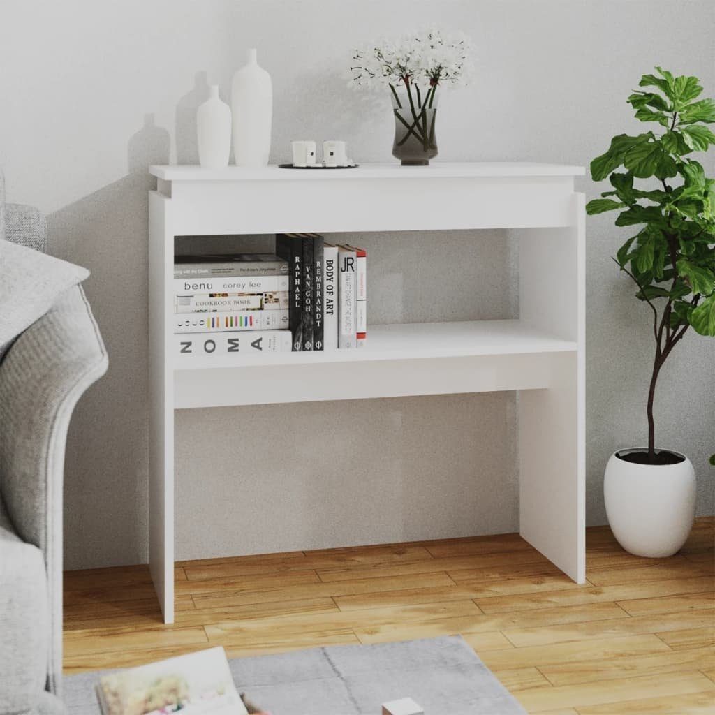 vidaXL Konsolentisch in Weiß (LxBxH: 80x30x80 cm)