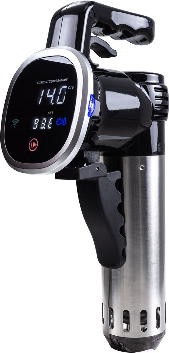 Heidenfeld Sous-Vide Stick Sous Vide Garer HF-SV200 inkl. 3 Jahre Garantie - 1000W, Präzisionskocher - App Steuerung - IPX7 - Eintauchthermostat