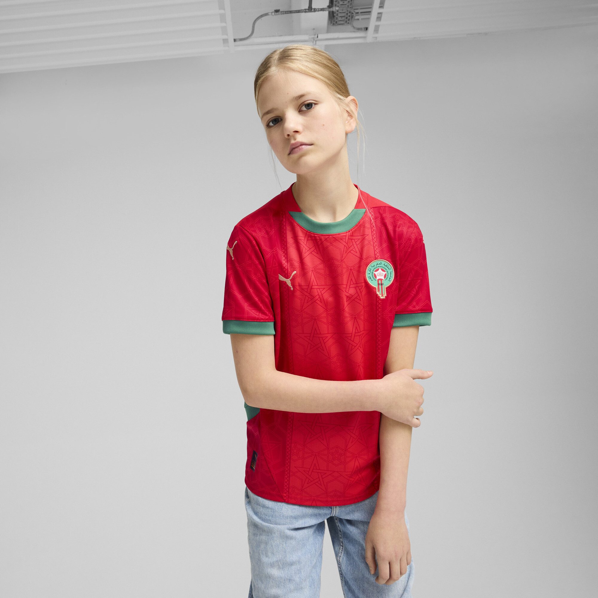 PUMA Trainingsshirt Marokko 2025 Heimtrikot Jugendliche günstig online kaufen