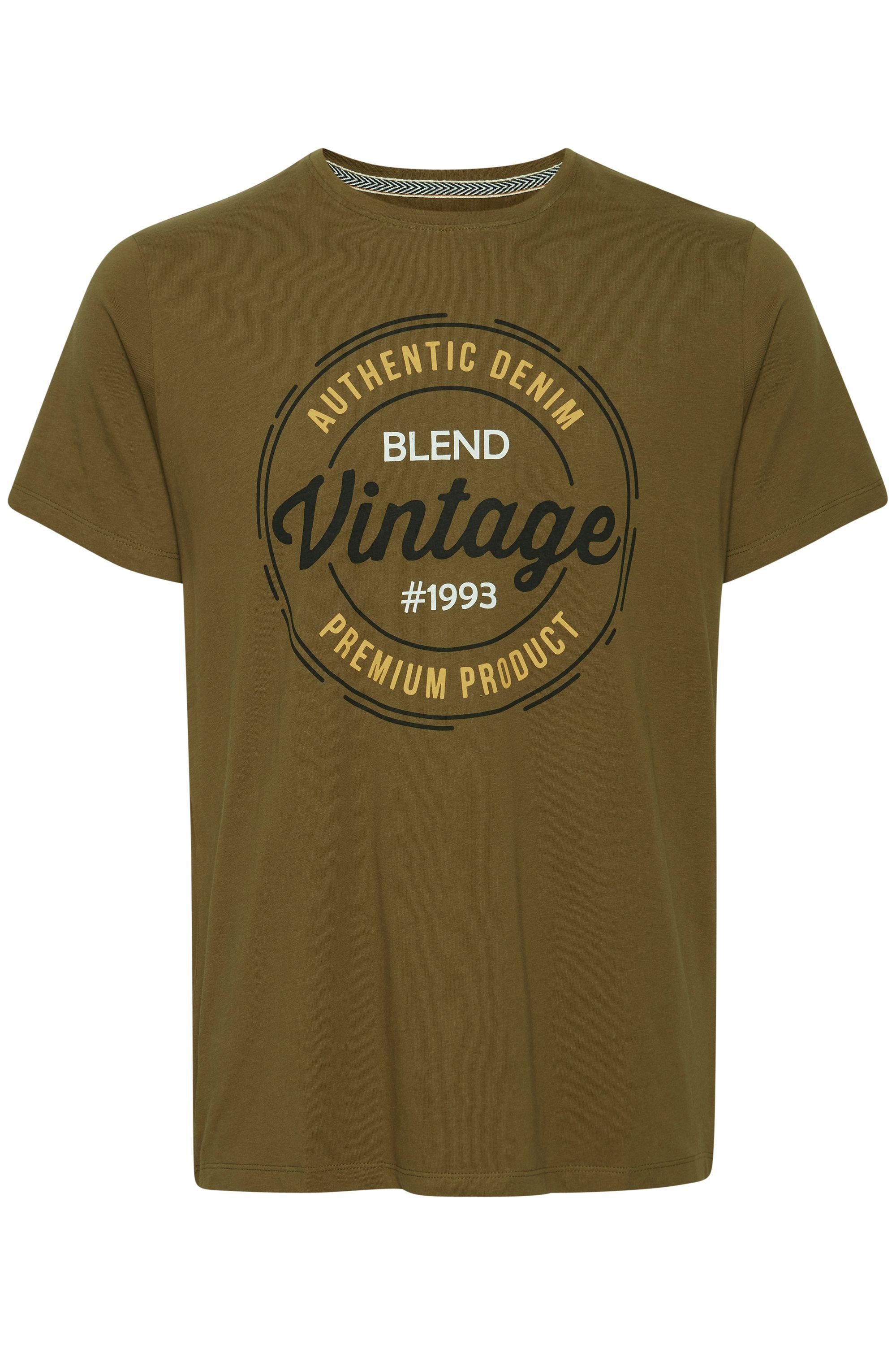 BLEND Olive 20714811 Tee Blend Military T-Shirt