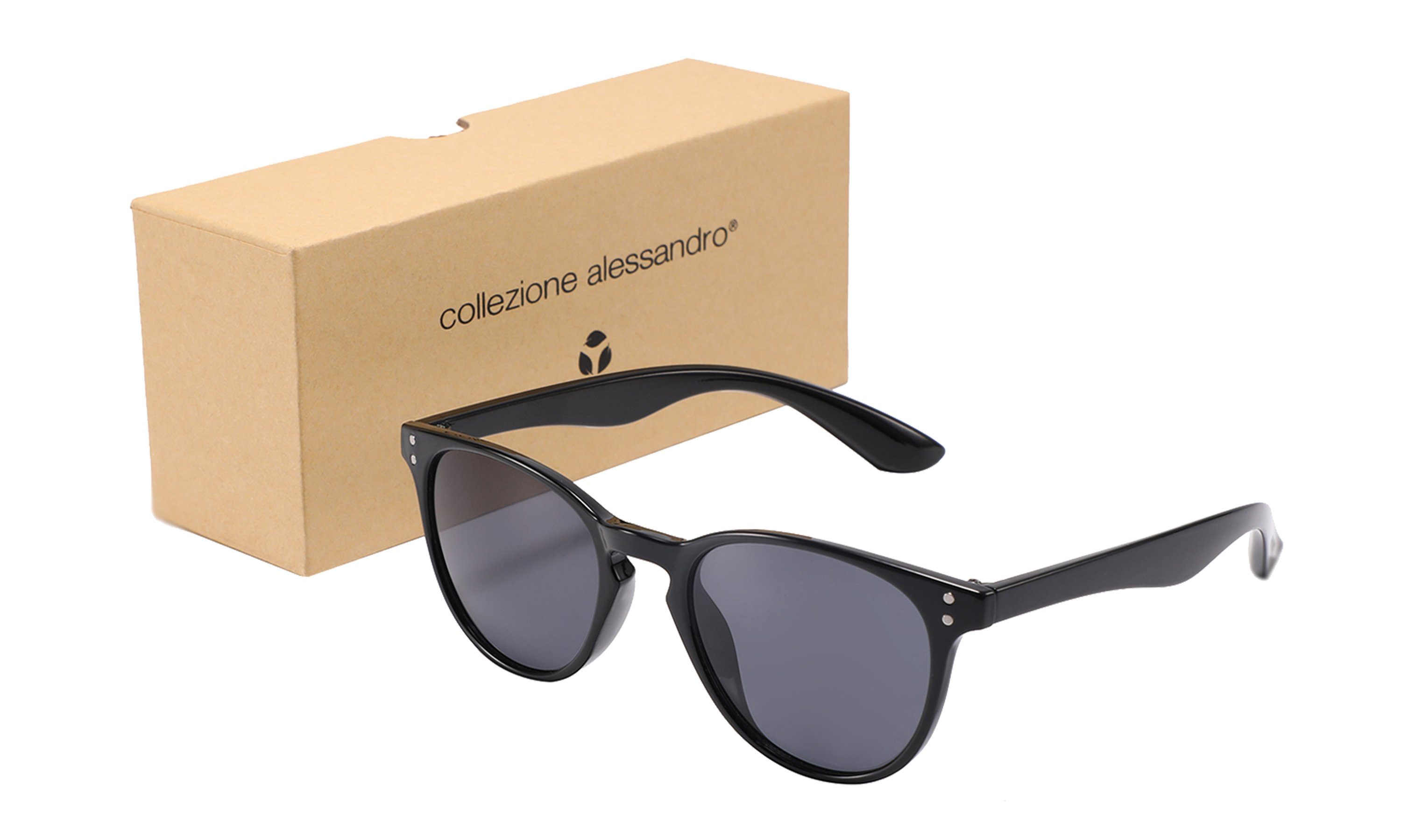 Sonnenbrille Linsen Philly COLLEZIONE ALESSANDRO mit schwarzen