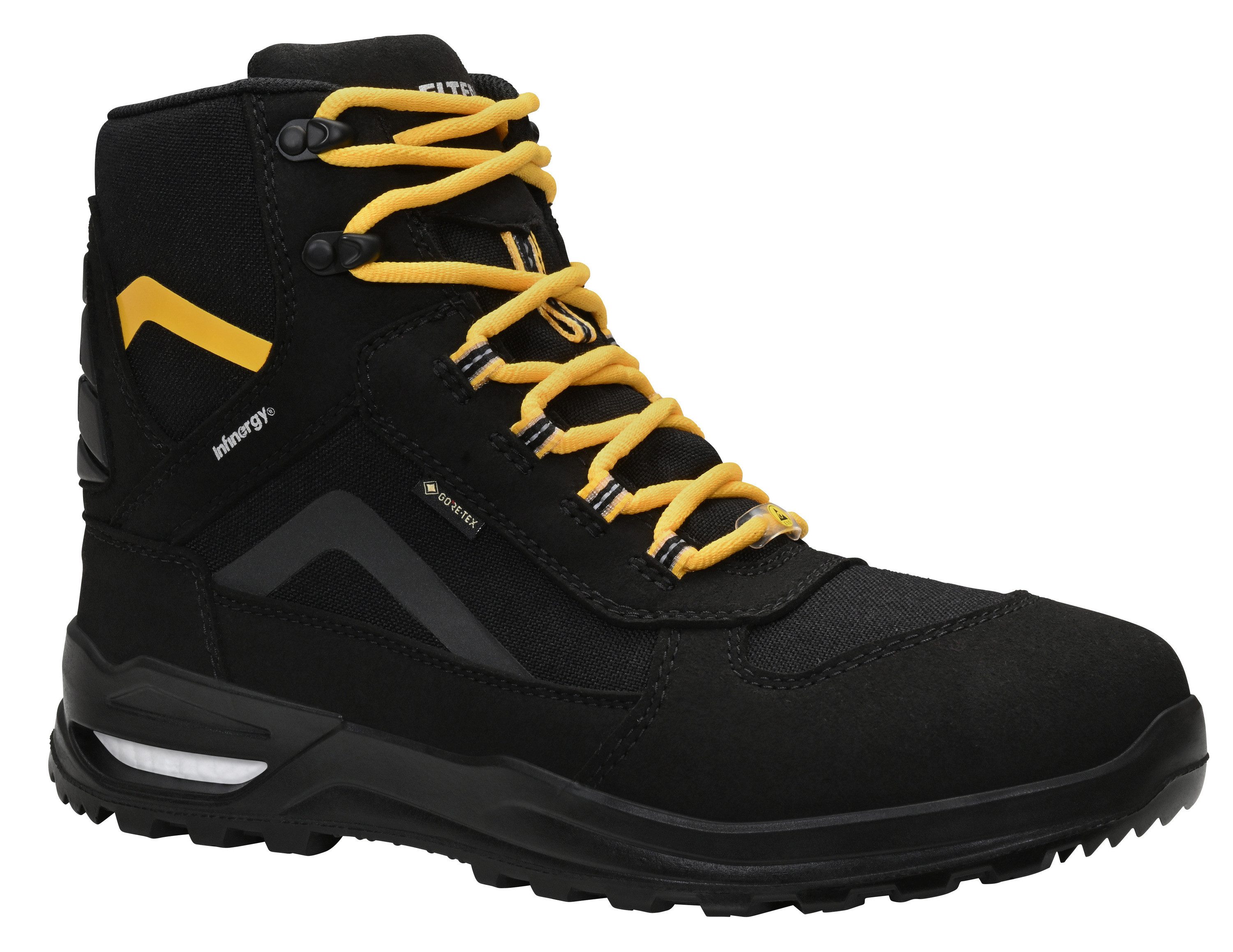 ELTEN TIMOTHY GTX® Black Mid ESD O2 Sicherheitsstiefel (Schuhkarton, Paar)