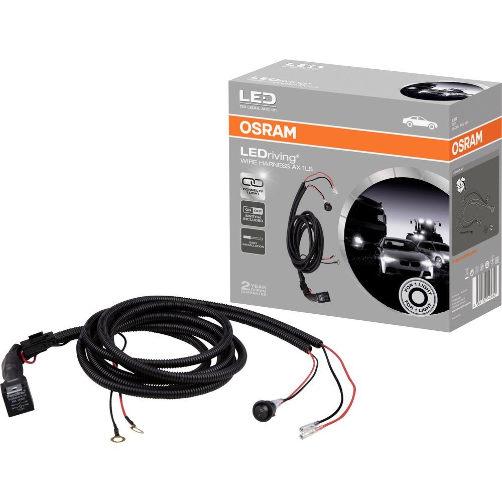 Osram Arbeitsleuchte Osram Automotive Anschlusskabel 12 V WIRE HARNESS AX 1LS LEDDL ACC 101