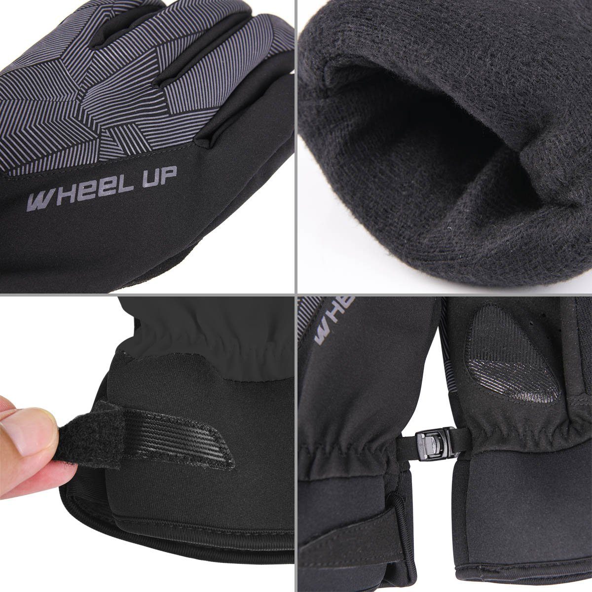 Funktion Winterhandschuhe winddicht Fahrrad-Handschuhe MidGard mit Touchscreen Skihandschuhe