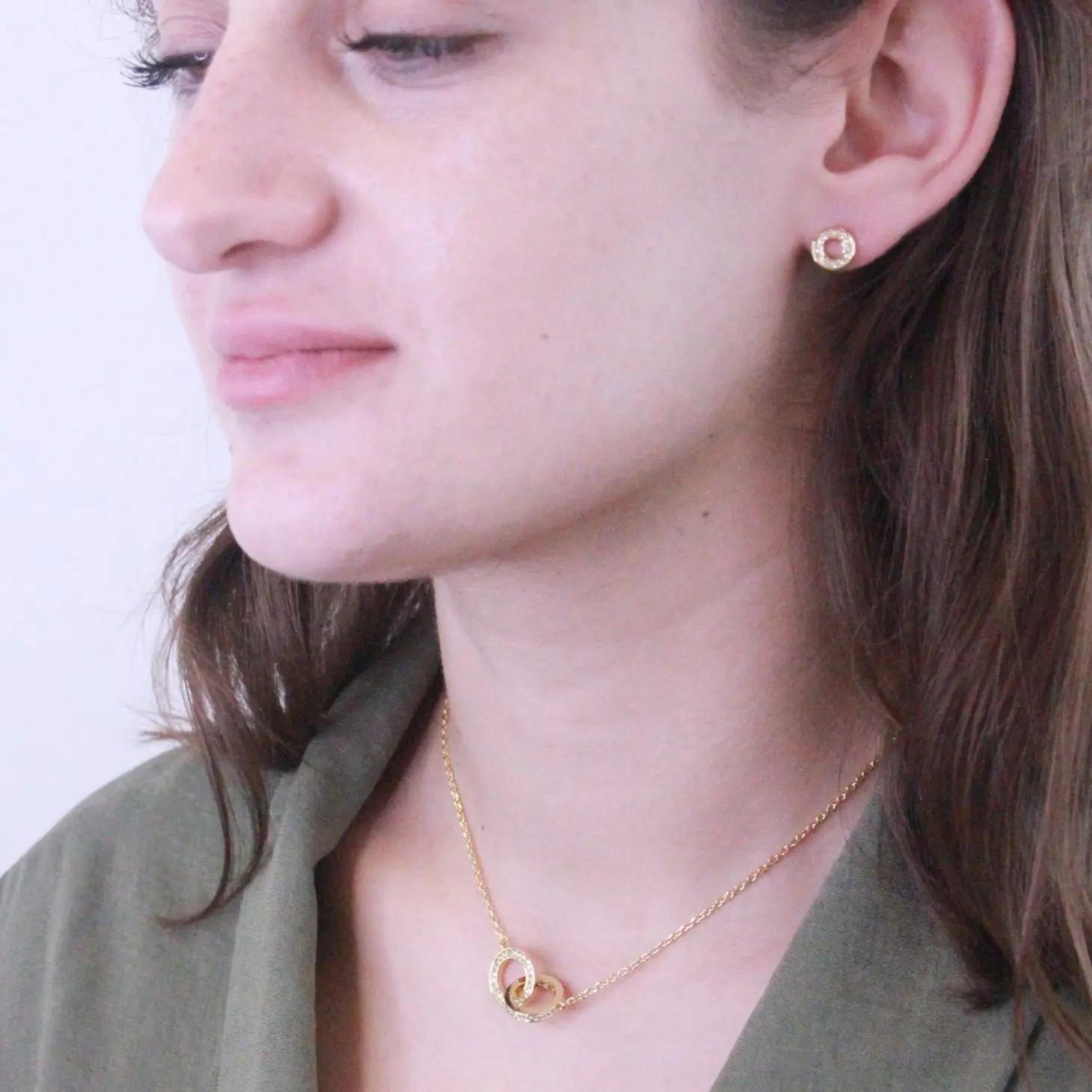 Ella Eisvogel Schmuckset Ophir Infinity Set (Zirkonia), 18 Karat günstig online kaufen