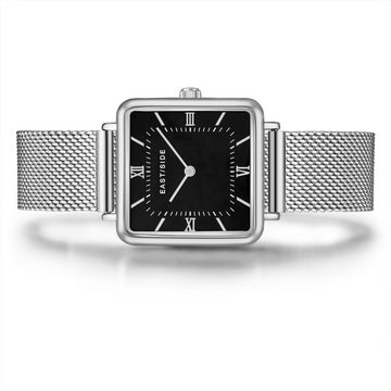 Eastside Quarzuhr Grand silber, mit Edelstahl-Armband