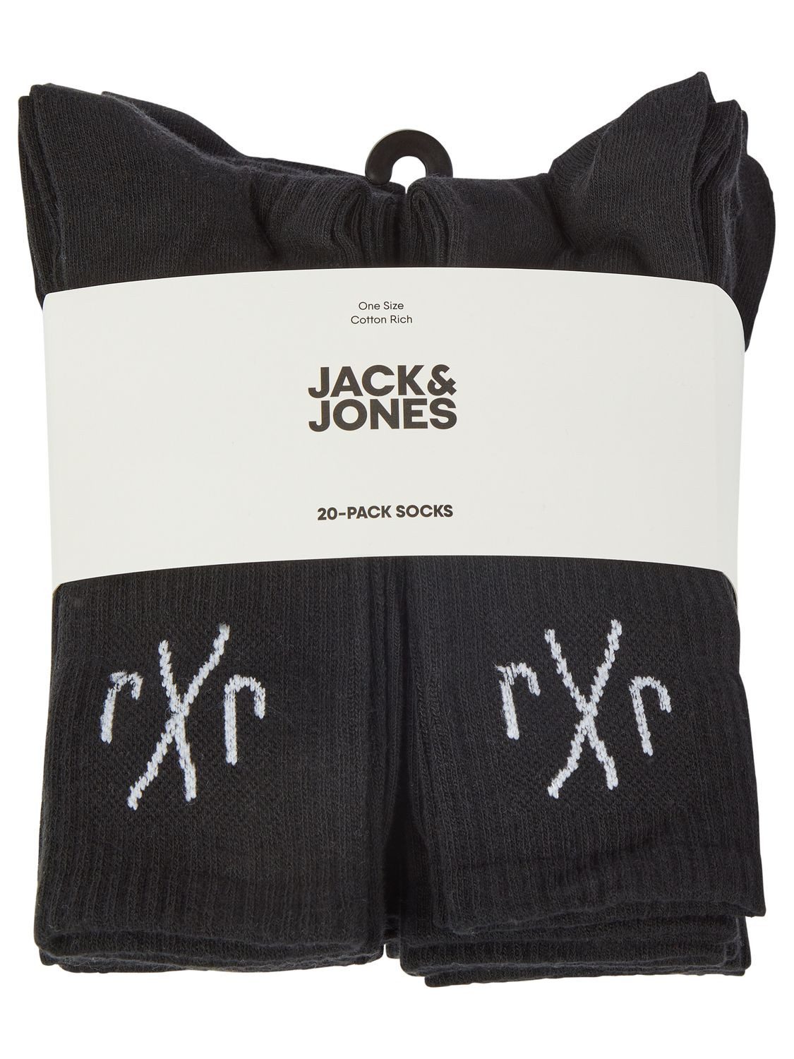 Jack & Jones Sportsocken JACDIRECT TENNIS SOCK 20 PACK (20-Paar) aus Baumwollmix
