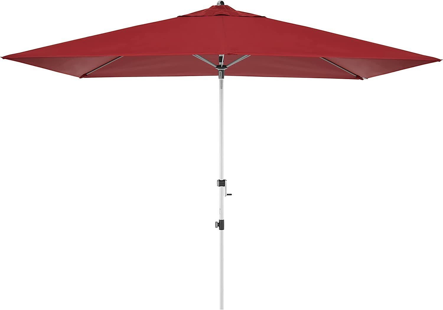 doppler® Rechteckschirm Expert auto tilt 2x3m bordeaux, LxB: 200,00x300,00 cm, abknickbar