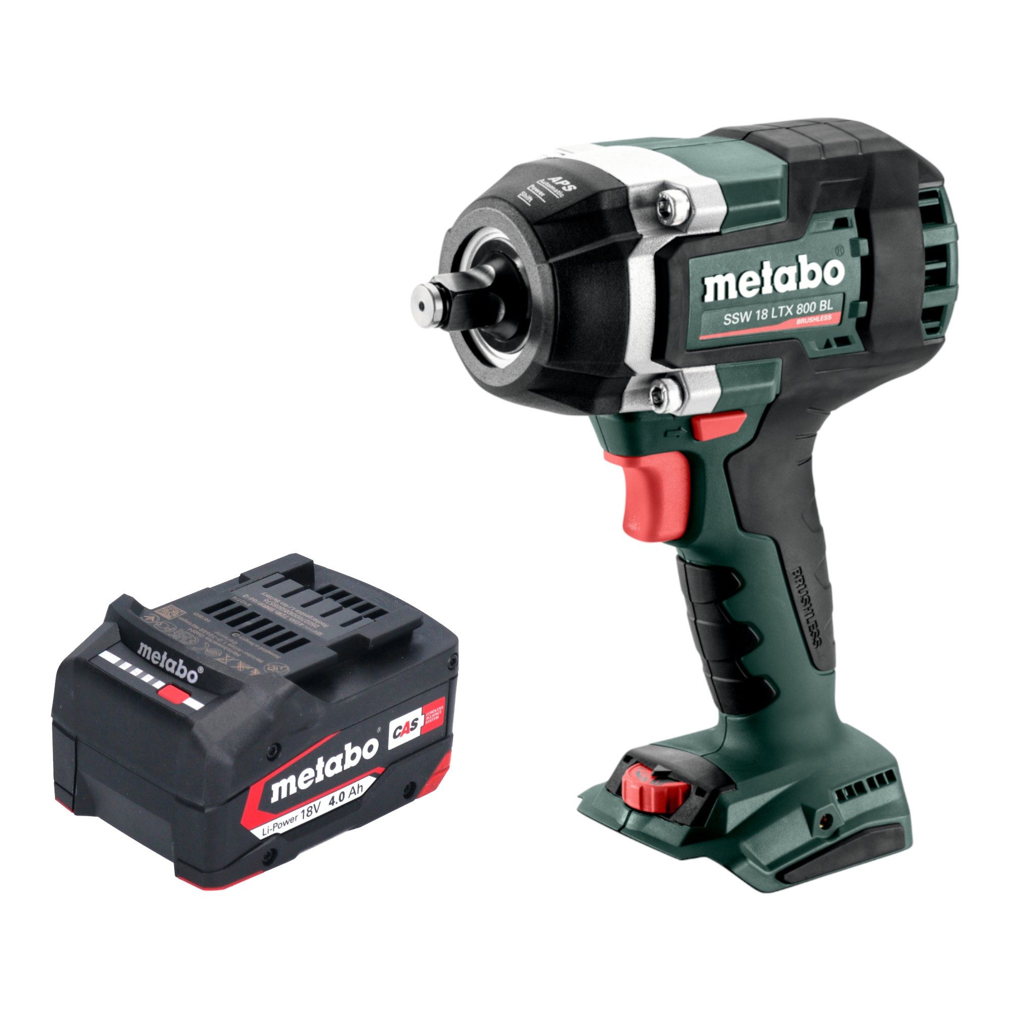metabo Akku-Schlagschrauber SSW 18 LTX 800 BL Akku Schlagschrauber 18 V 800 Nm 1/2" Brushless