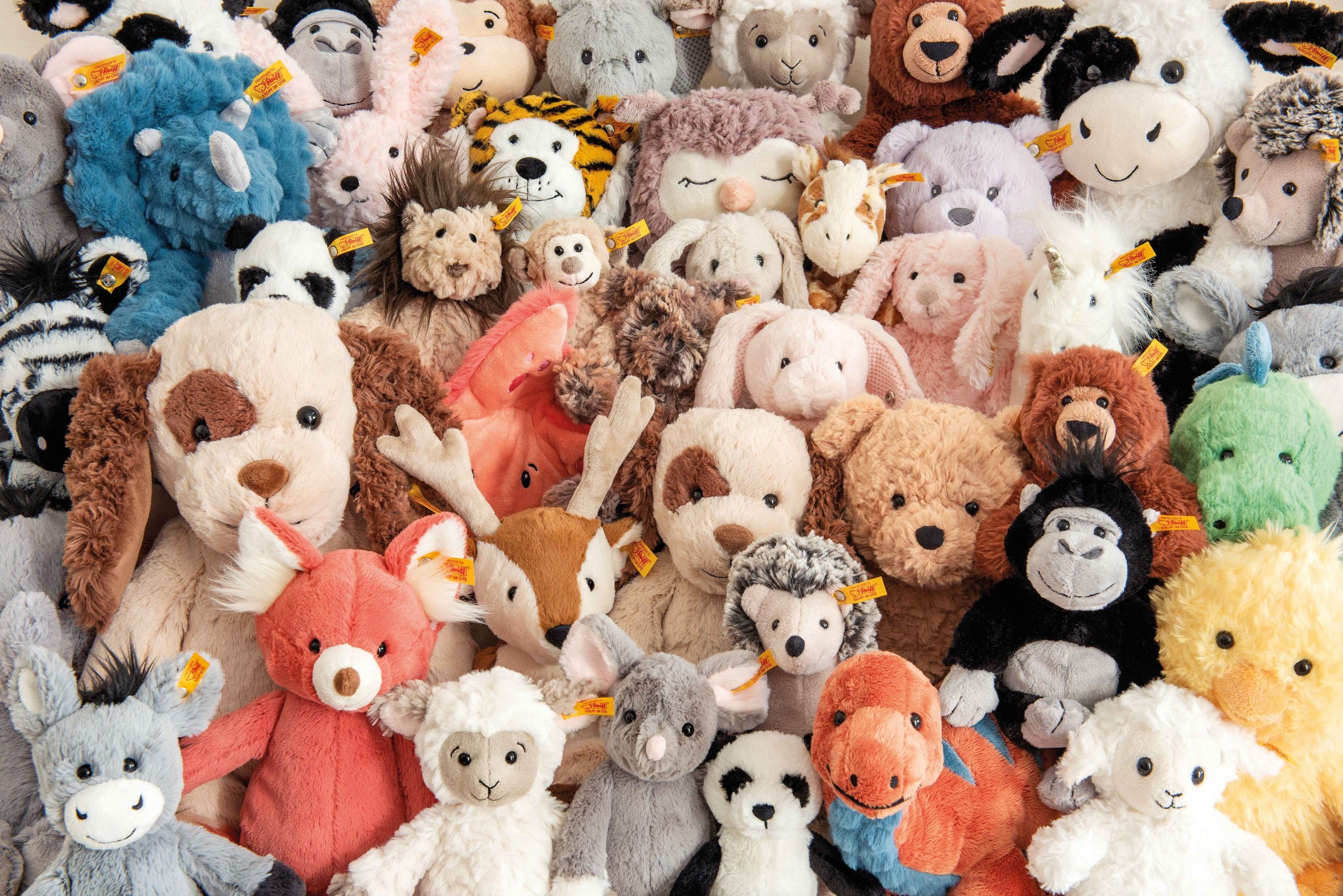 Steiff Kuscheltier Steiff Kuscheltier weich Soft Cuddly Friends Ming Panda, weiß/schwarz