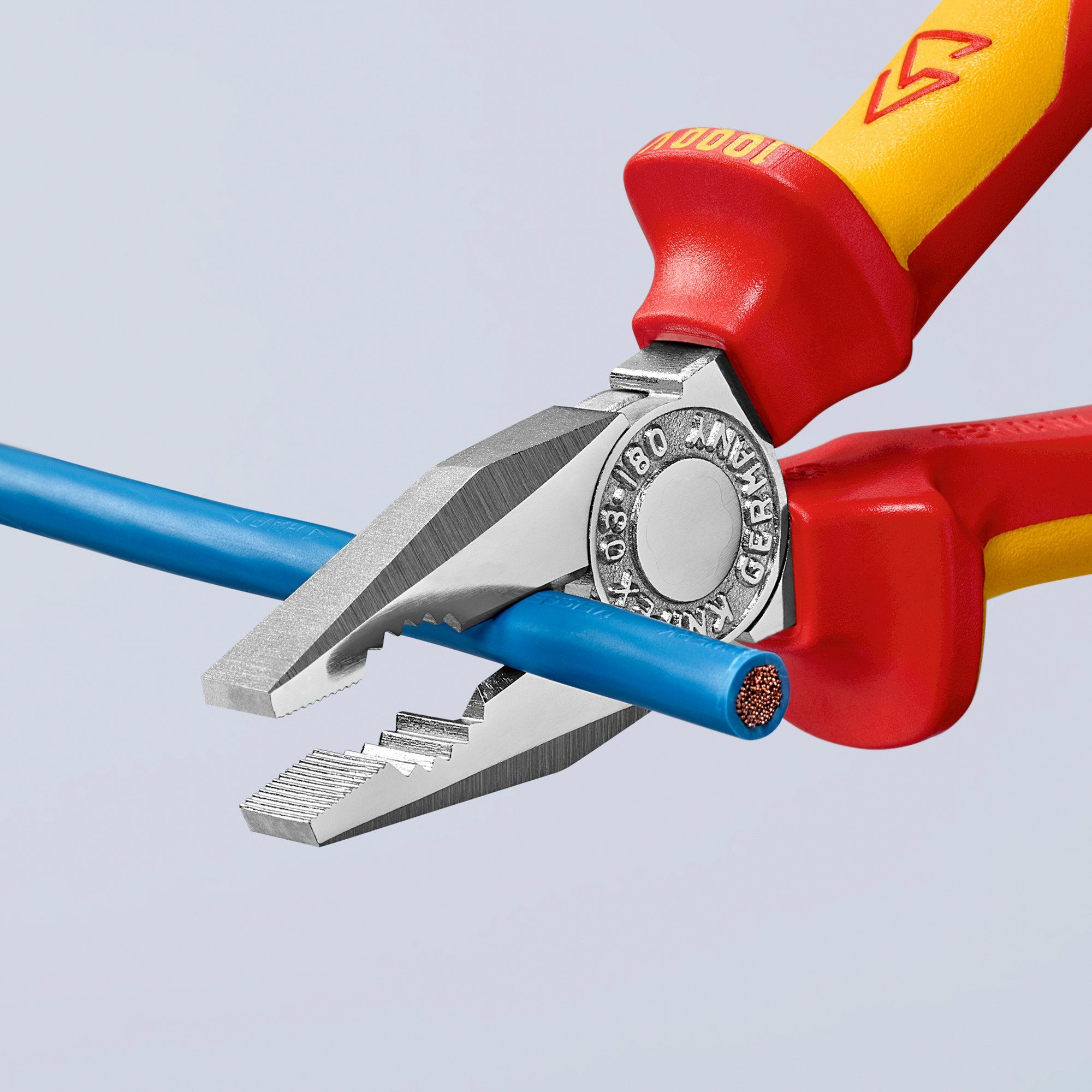 Knipex Kombizange KNIPEX Kombizange 03 06 180 VDE, (Länge 180mm)