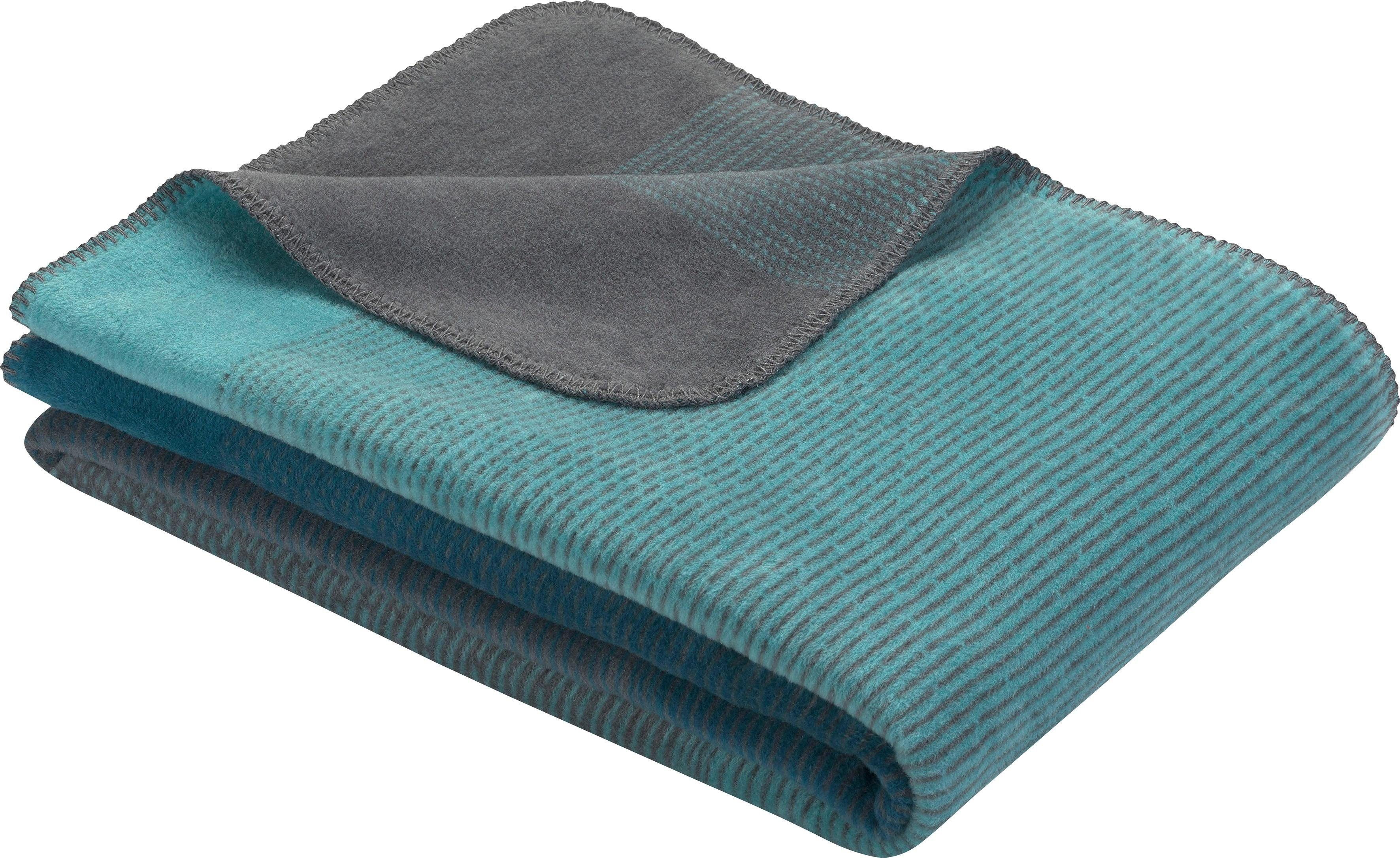 Wohndecke Toronto, IBENA, harmonischer Farbverlauf, Kuscheldecke günstig online kaufen