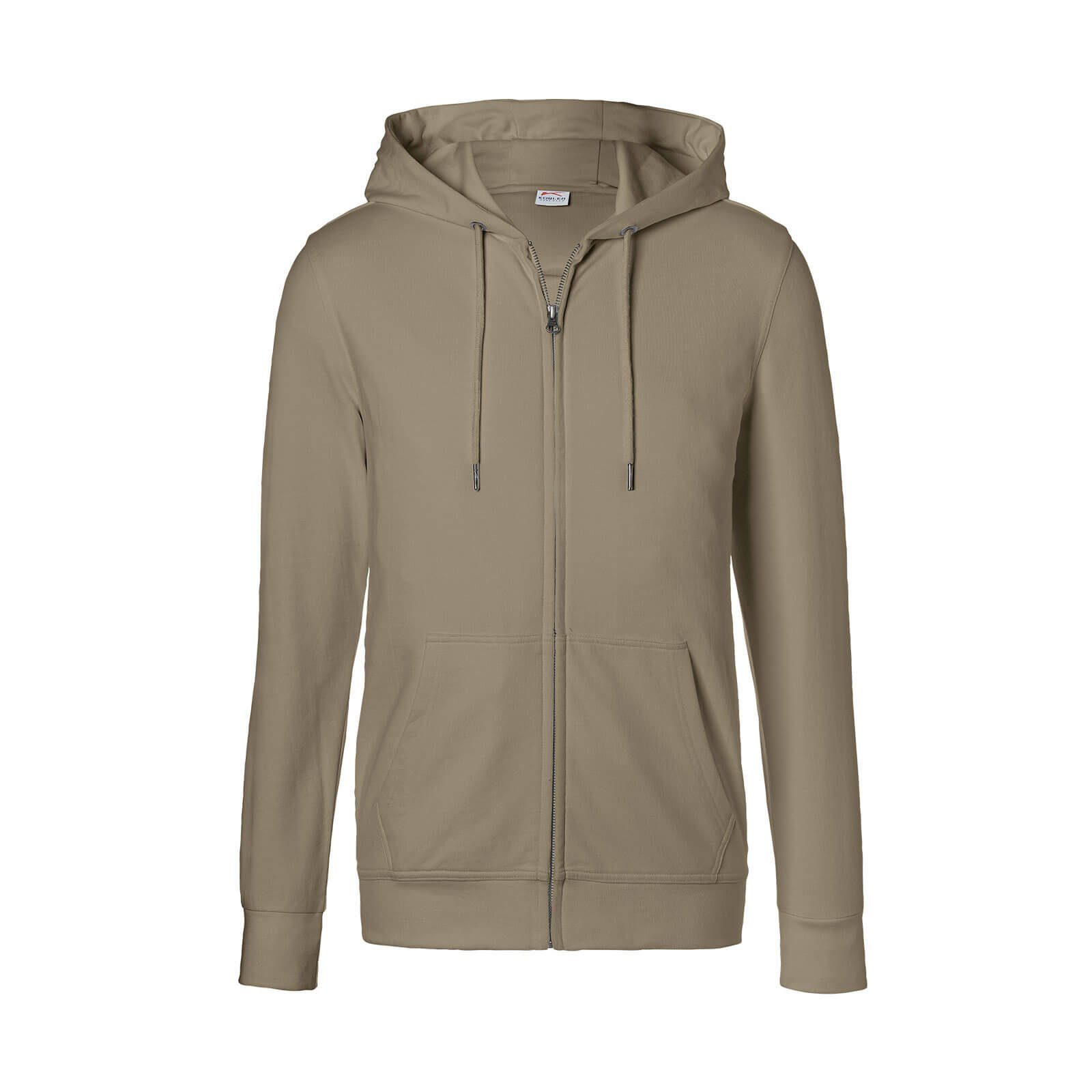 Kübler Sweatjacke Kübler Shirts Kapuzen-Sweatjacke sandbraun