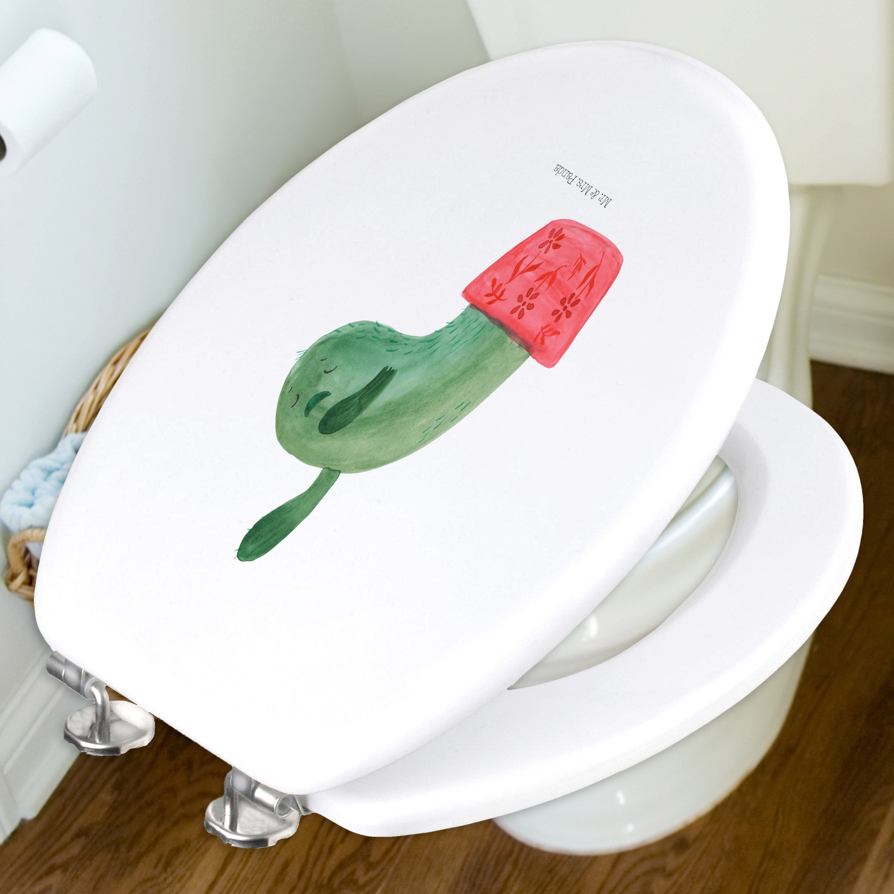 Mr. & Mrs. Panda WC-Sitz »Kaktus Mamamia - Transparent - Toilettendeckel,  WC-Sitz, Klobrille, Toilette, Klodeckel« (1-St) online kaufen | OTTO
