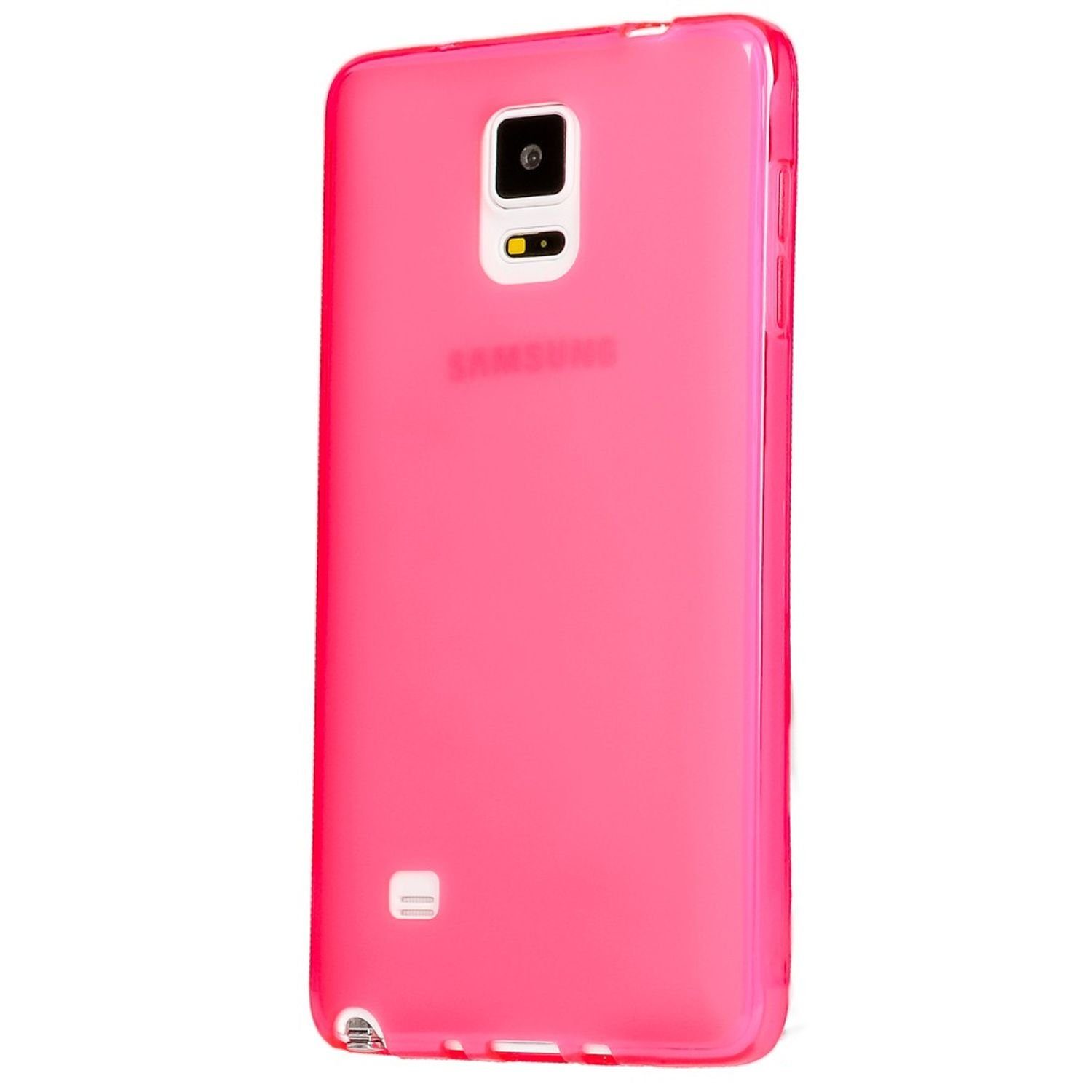 Nalia Smartphone-Hülle Samsung Galaxy Note 4, Durchscheinende Silikon Hülle / Soft Case / Slim Cover