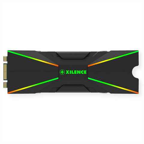 Xilence Computer-Kühler M2SSD.B.ARGB M.2 2280 SSD PCIe NVMe/SATA Kühler, 3PIN ARGB 5V, Passiv