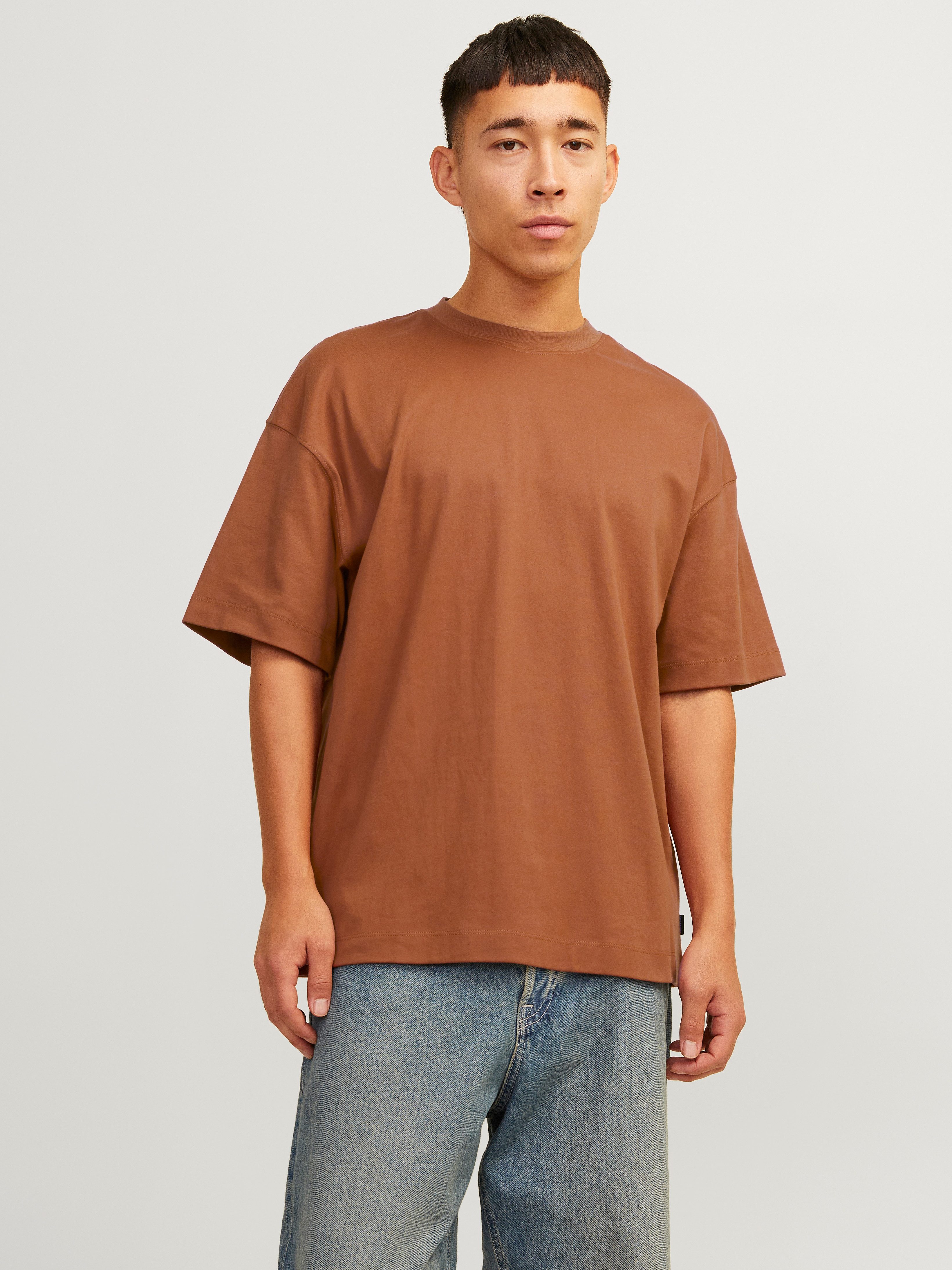 Jack & Jones Rundhalsshirt JJEURBAN EDGE TEE SS O-NECK NOOS mit Rundhalsausschnitt