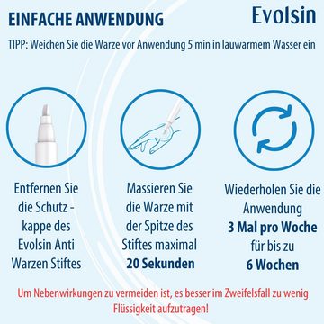 Evolsin Warzen-Behandlungsstift Evolsin – Anti Warzen Stift gegen Warzen