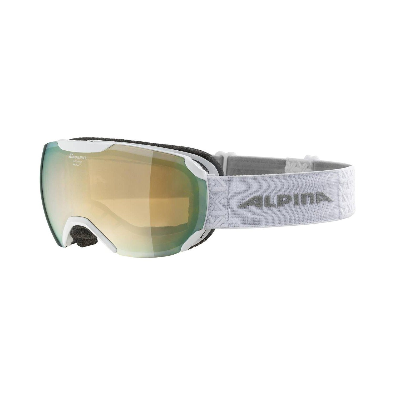 Herren Sports Skibrille / - Pheos - white-coral S Alpina Alpina 815 Skibrille HM