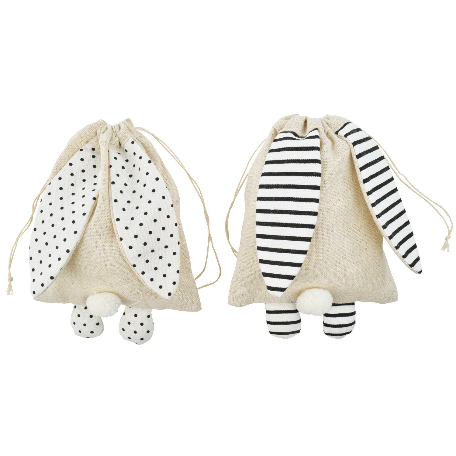 Macosa Home Osternest Geschenkverpackung Ostern Kinder, 2er Set modern Beutel