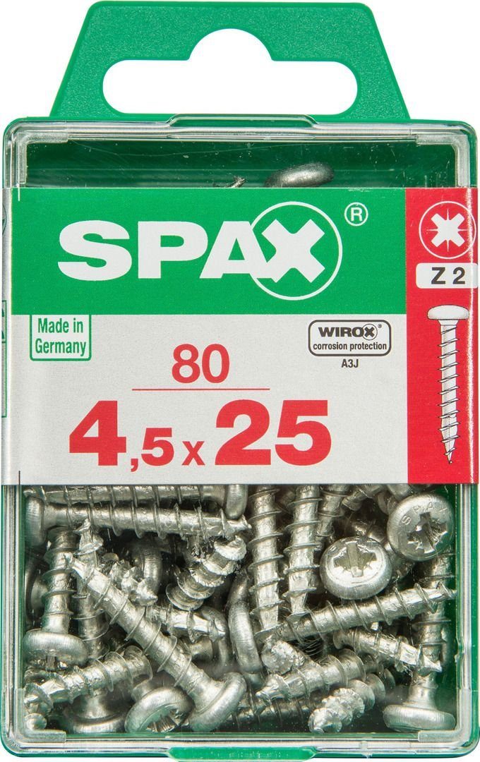 SPAX Holzbauschraube Spax Universalschrauben 4.5 x 25 mm TX 20 - 80