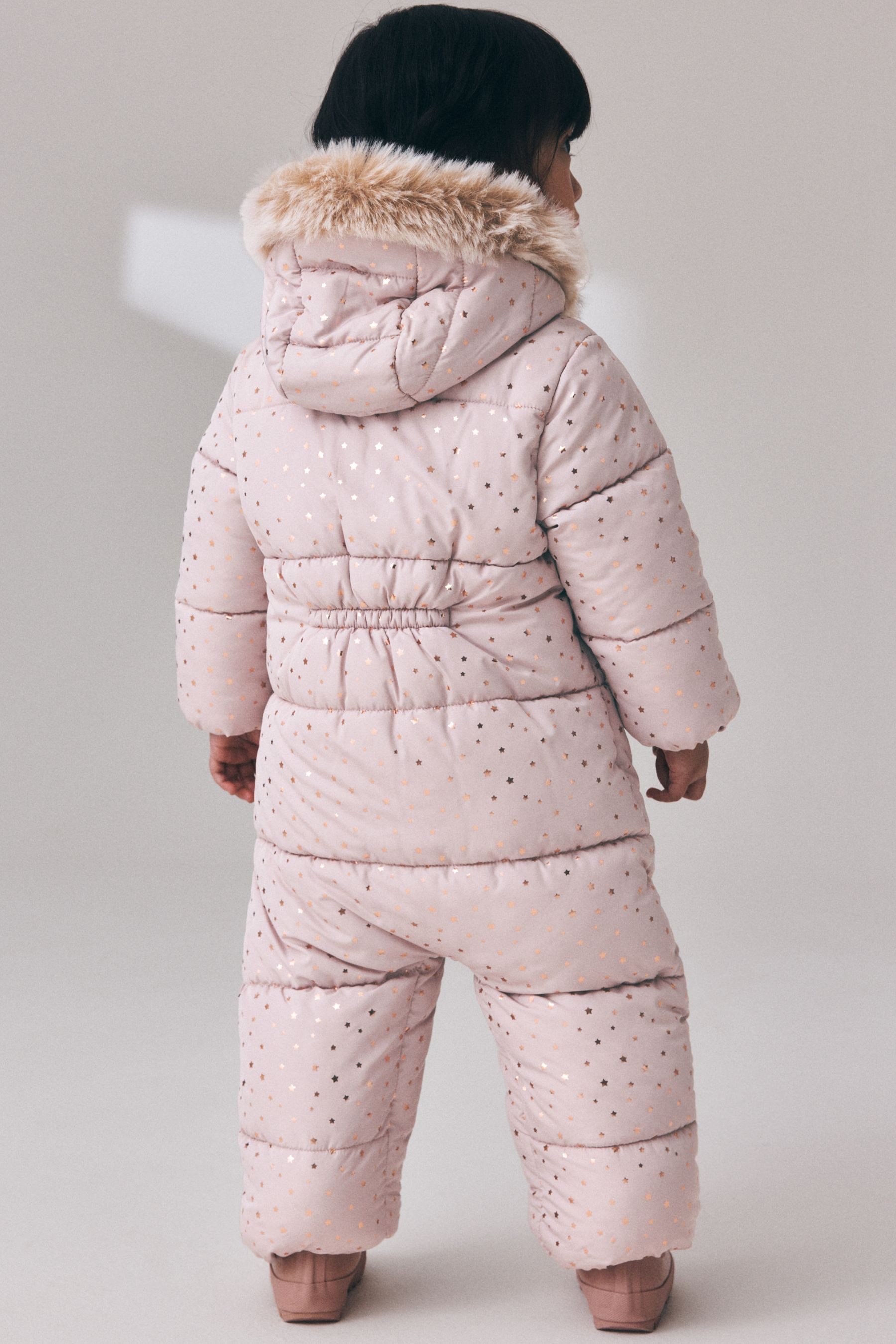 Next Schneeoverall Wasserabweisender Schneeanzug mit Print (1-tlg) – Bild 2 von 5