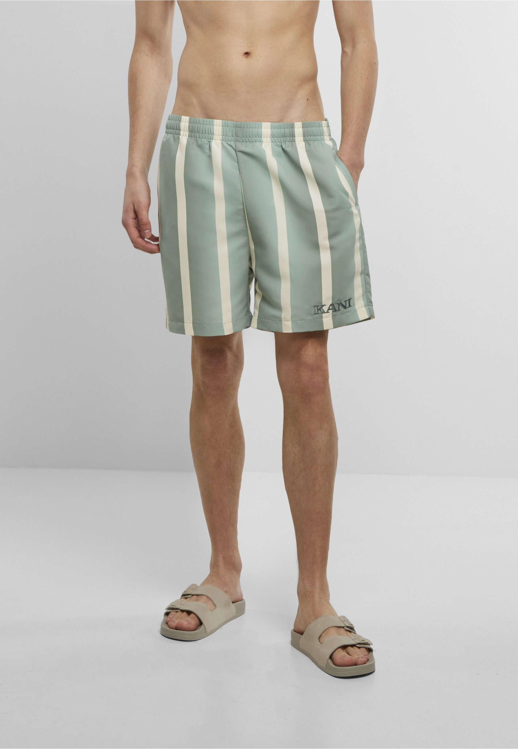 Karl Kani Badeshorts Karl Kani Retro Gradient Stripes Board Shorts
