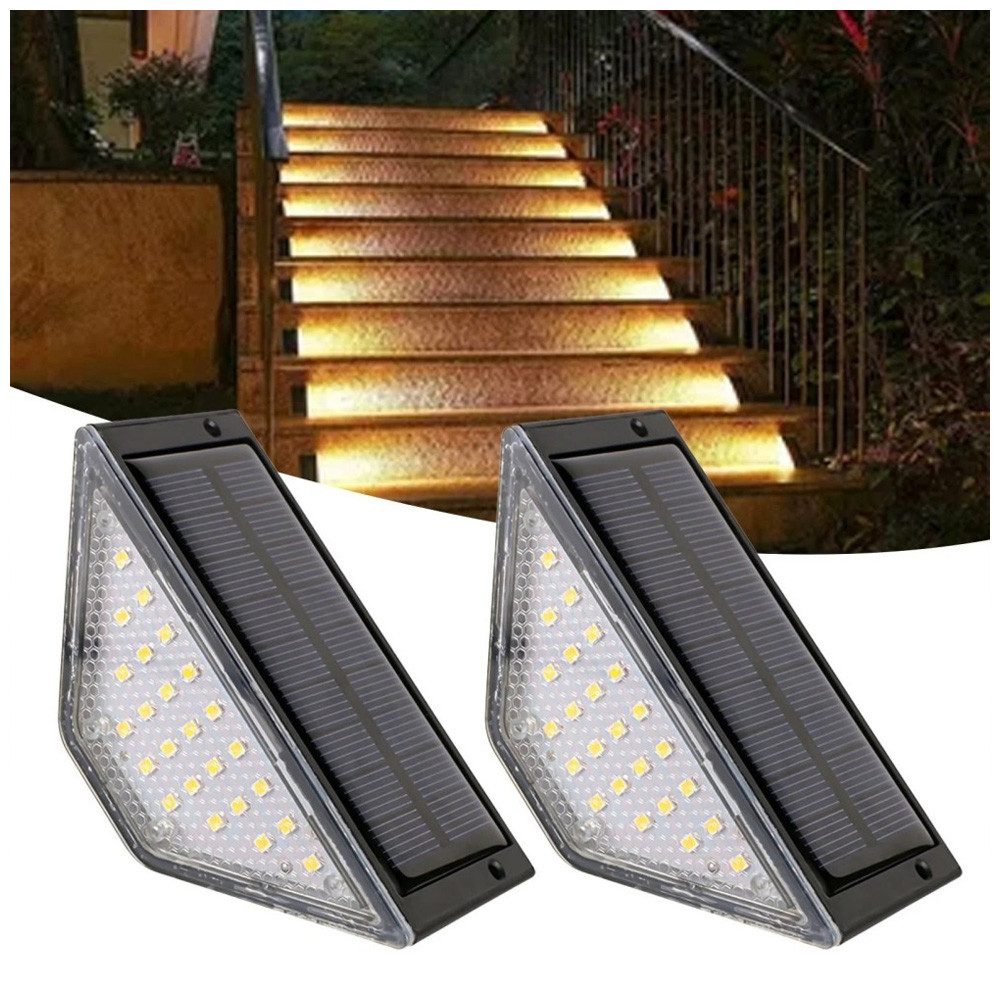 QUBEBU LED Gartenleuchte Solar-Terrassenleuchten, 2/4/6/8/10 Stück, günstig online kaufen