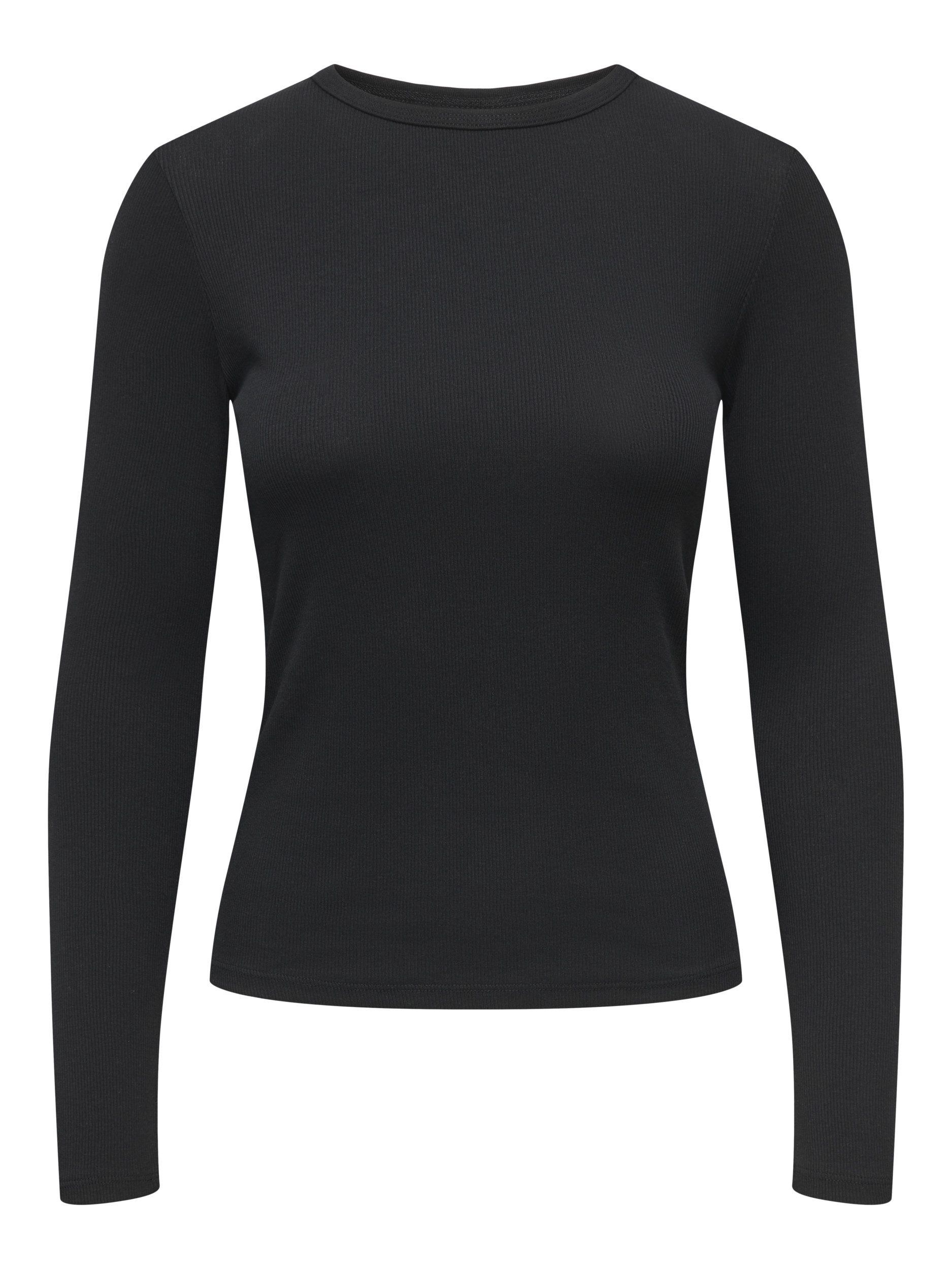 JDY T-Shirt JDYLUCKY L/S O NECK NEW TOP JRS NOO, Black