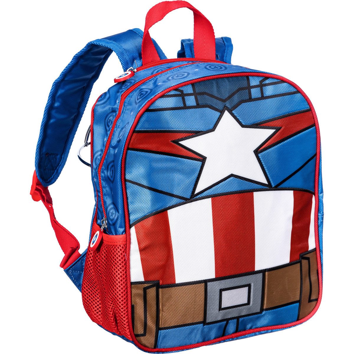 MARVEL Kinderrucksack Captain America GuriHiru-Hooded Unisex Kinder