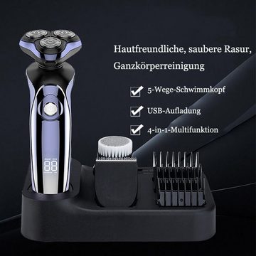 GelldG Haarschneider Rasierer Herren Elektrischer Rasierapparat mit Präzision Trimmer