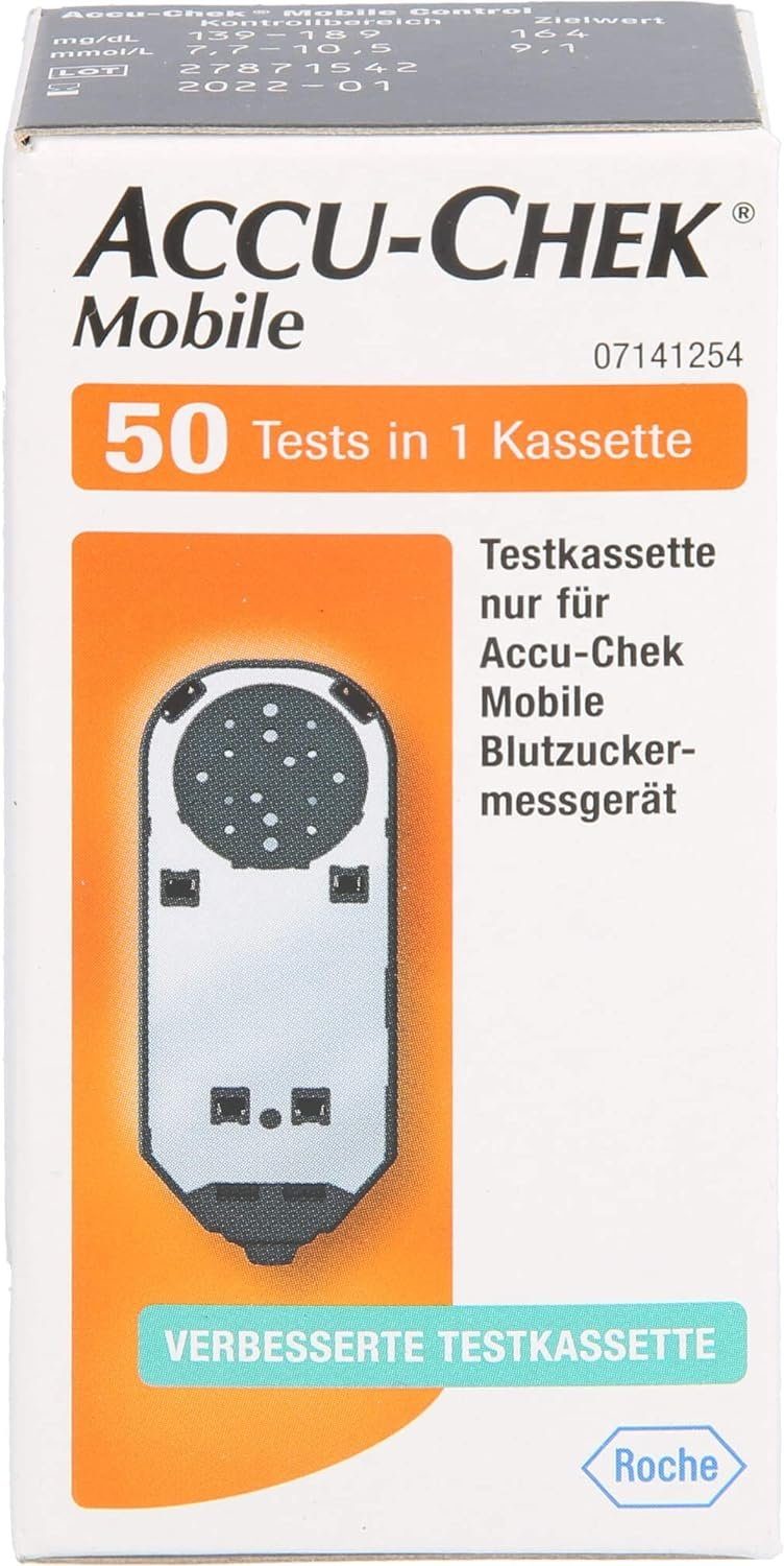 Blutzucker-Teststreifen Accu-Chek Mobile Testkasette
