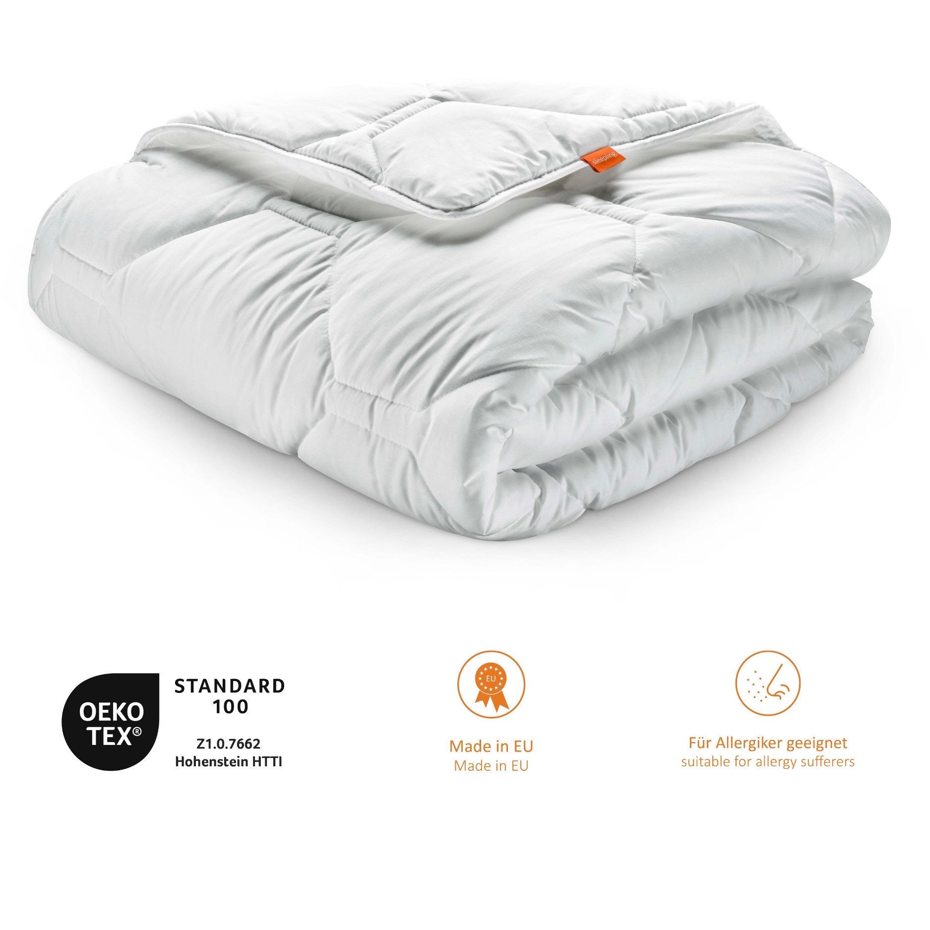 sleepling Microfaserbettdecke Komfort 100, Füllung: Hohlfasern, günstig online kaufen