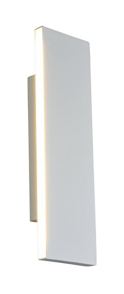TRIO Leuchten LED Wandleuchte CONCHA, 2-flammig, Breite 28 cm, Weiß, Metall,  Dimmfunktion, LED fest integriert, Warmweiß, Acryl, LED-Wandleuchte aus  Metall in weiß