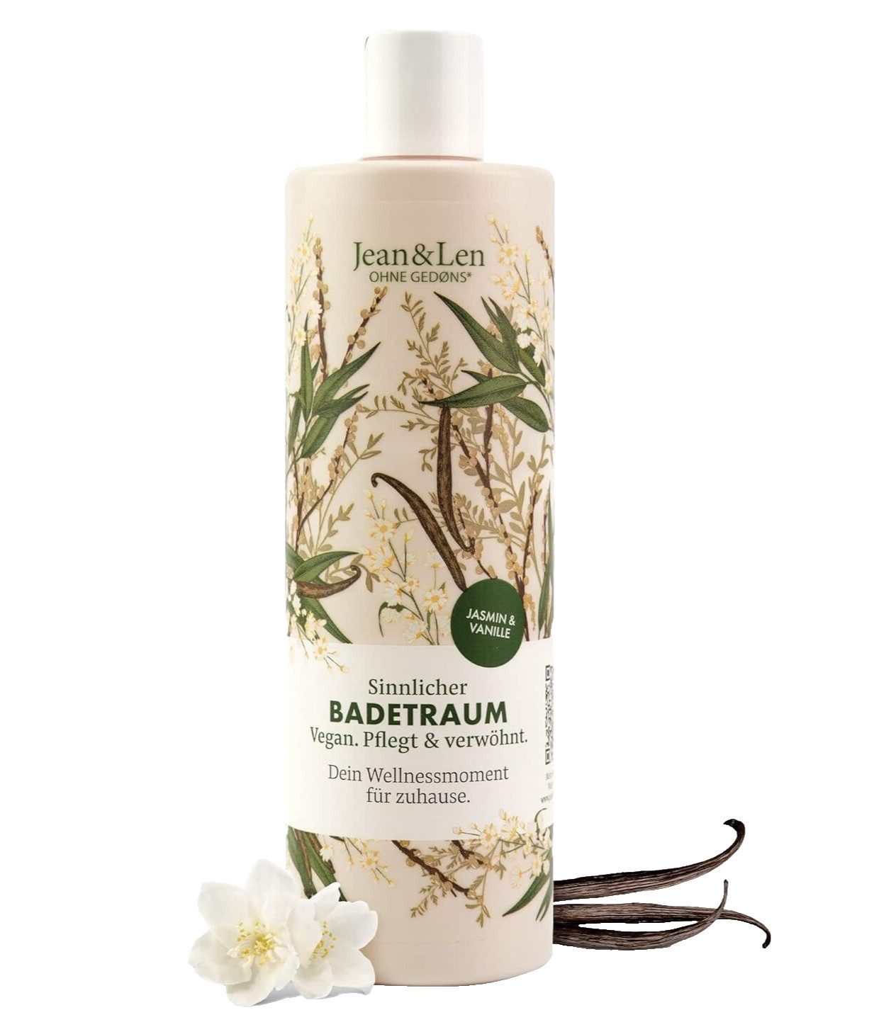 Jean & Len ohne Gedons* Badezusatz Jean & Len sinnlicher Badetraum Jasmin & Vanille, 3 x 400 ml, 3-tlg.