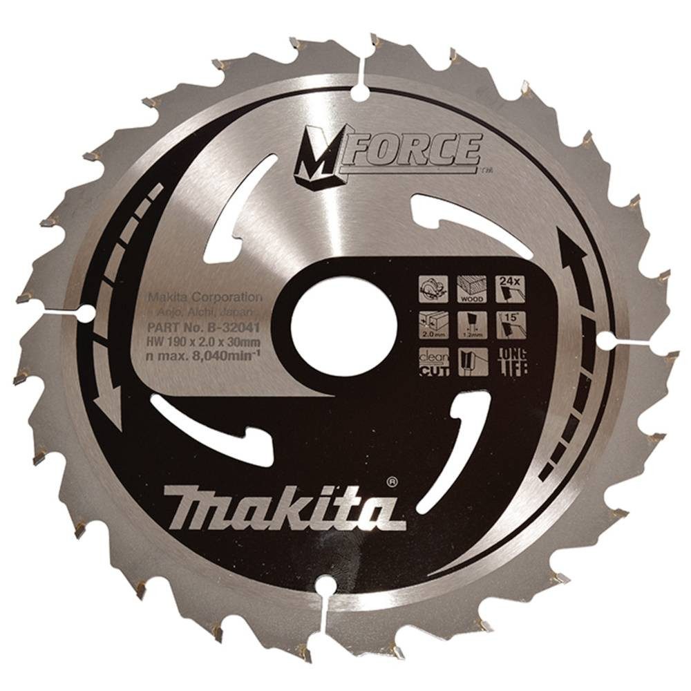 Makita Kreissägeblatt Kreissägeblatt 190x30x24Z B-32041