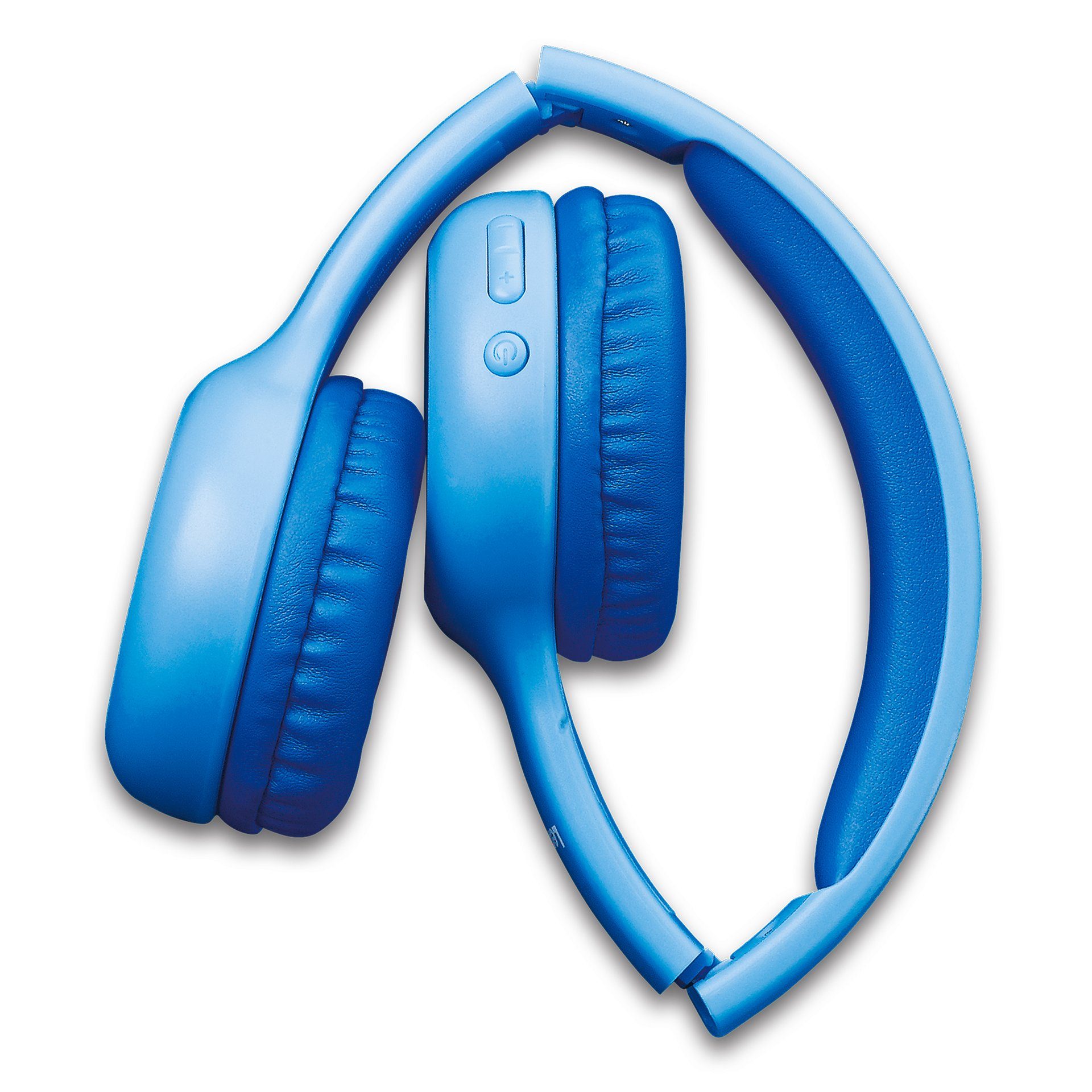 Lenco mit HPB-110 Sticker Over-Ear-Kopfhörer Kinderkopfhörer Blau