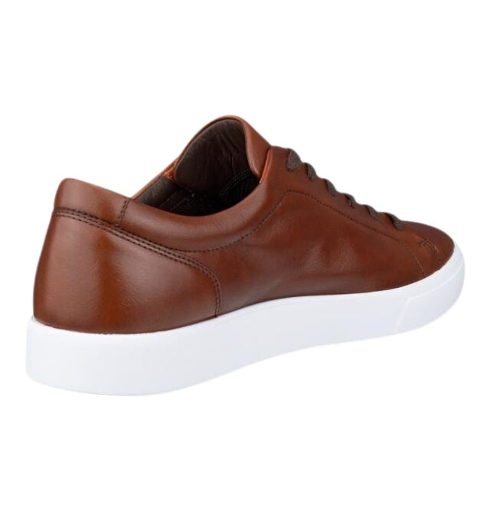 Ecco Soft 10 (Vollnarbenleder) cognacbraun Herren Sneaker
