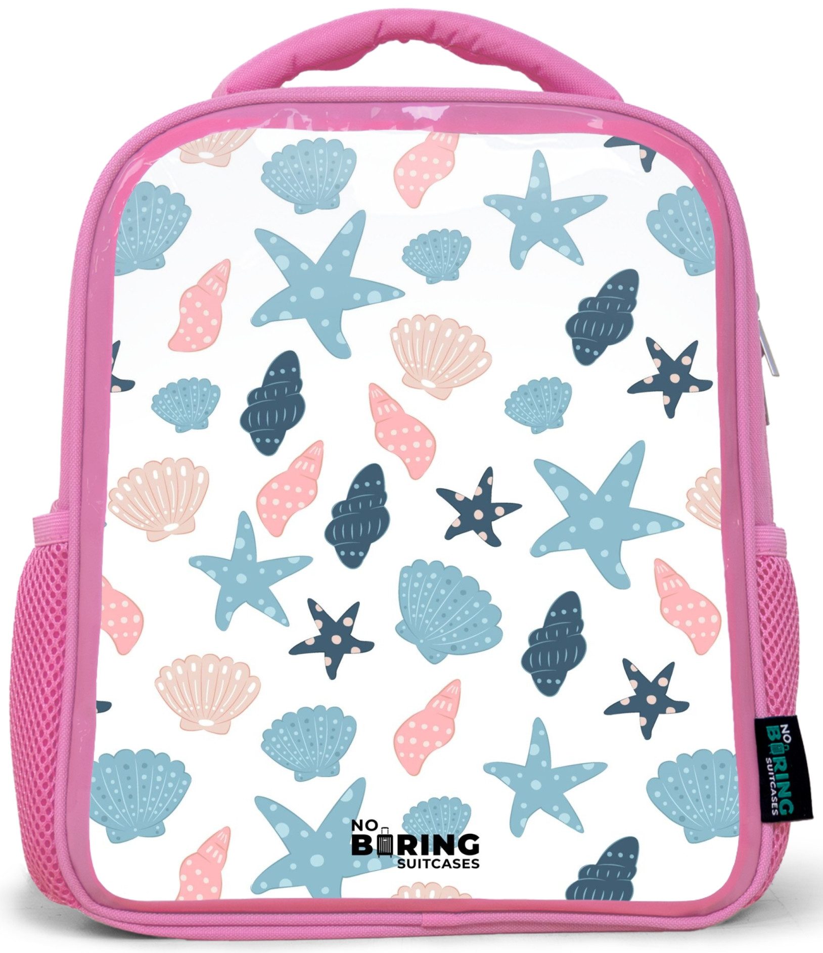Rucksack Rosa - Muschelmuster bunt