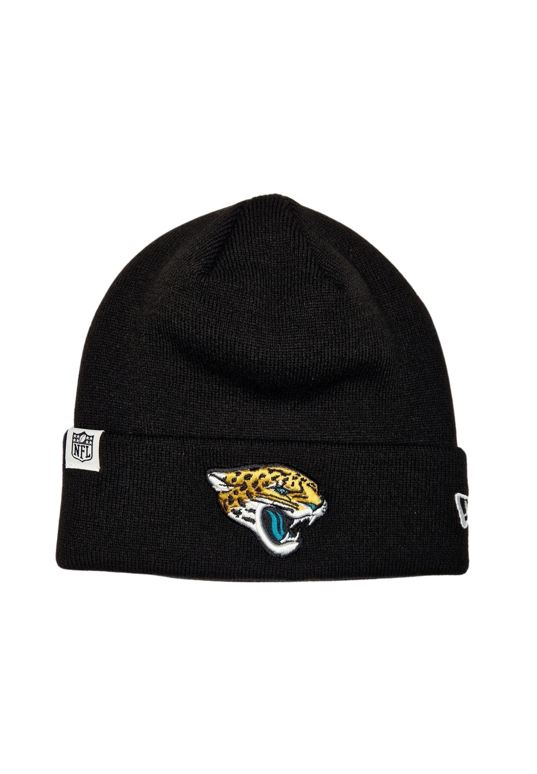 New Era Beanie Jacksonville Jaguars NFL Loop Label Knit Schwarz Beanie New Era (1-St)