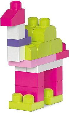 MEGA BLOKS Spielbausteine »First Builders, Bausteine-Beutel, pink«, (60 St)