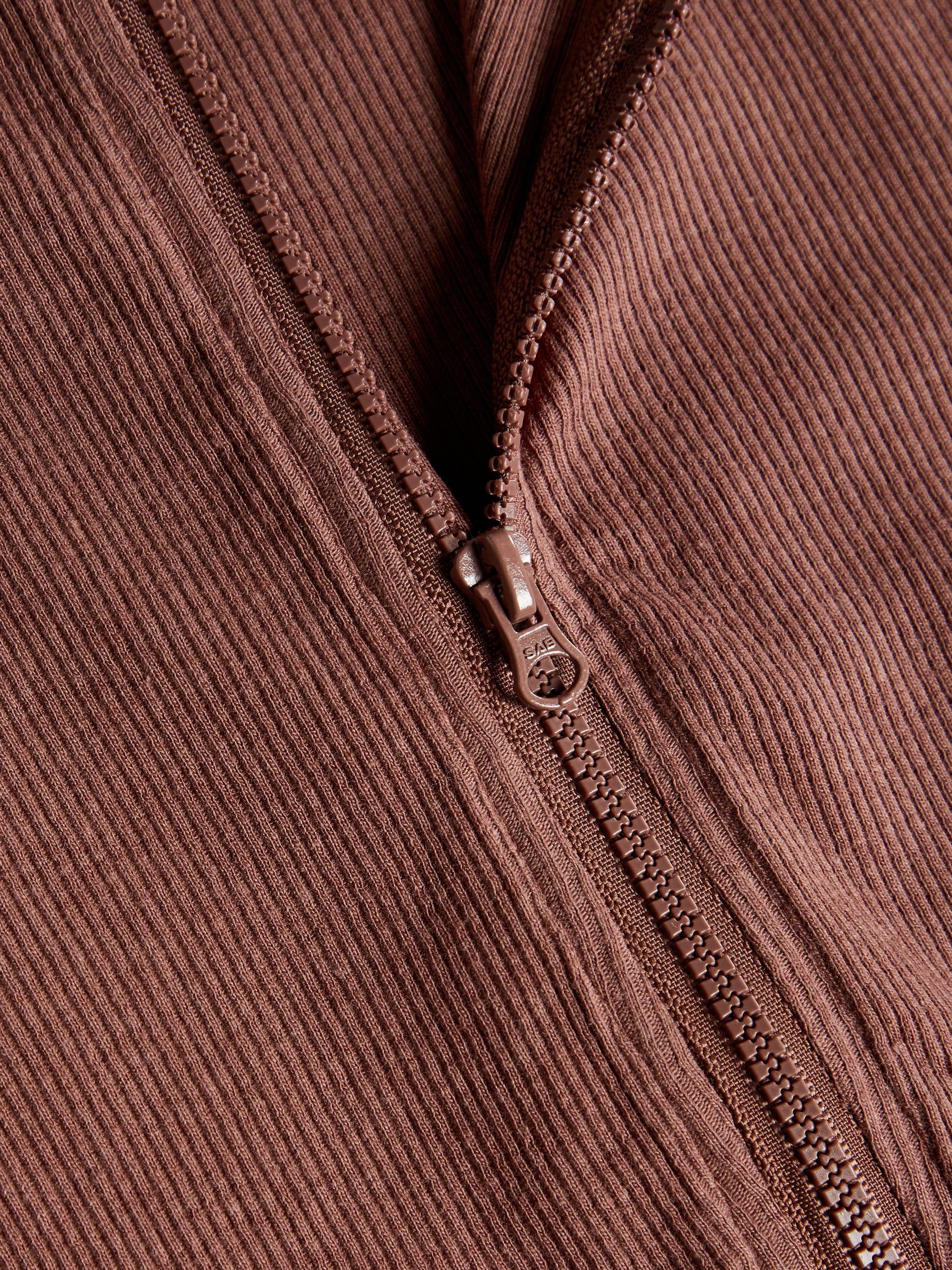Name It Strampler Mädchen Strampler Bio-Baumwolle Rippdesign Marron 98 (1-tlg)