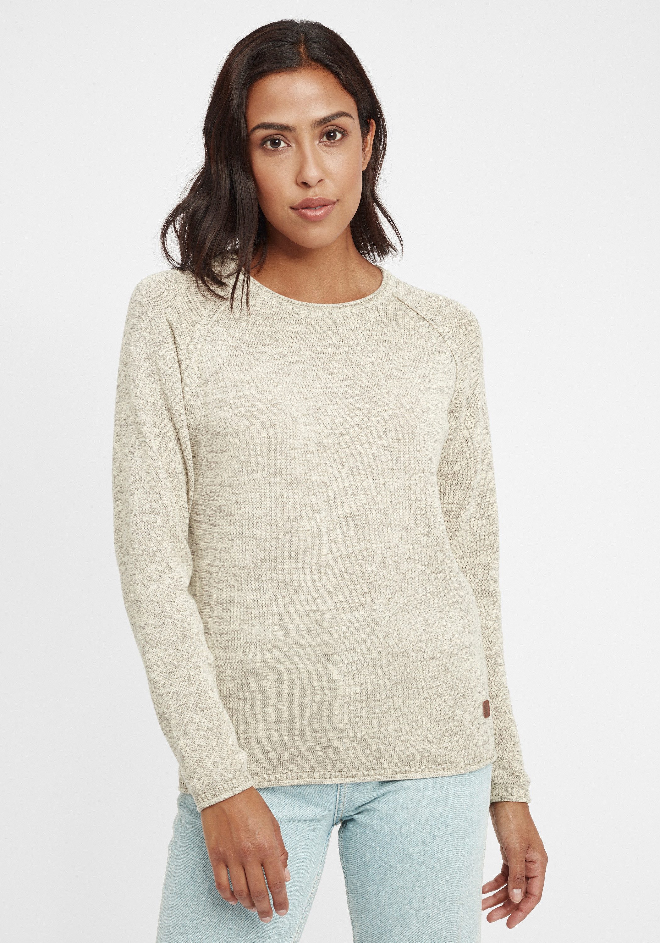 OXMO Strickpullover OXDaniela Oversize-Pullover in Loch-Strick Optik günstig online kaufen