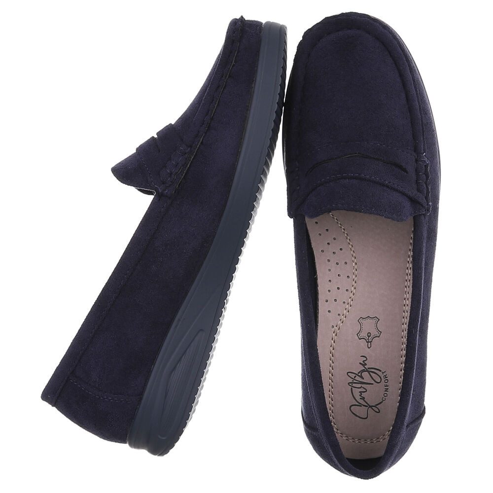 Ital-Design Elegante Loafer für Damen aus hochwertigem Material Slipper (91 günstig online kaufen
