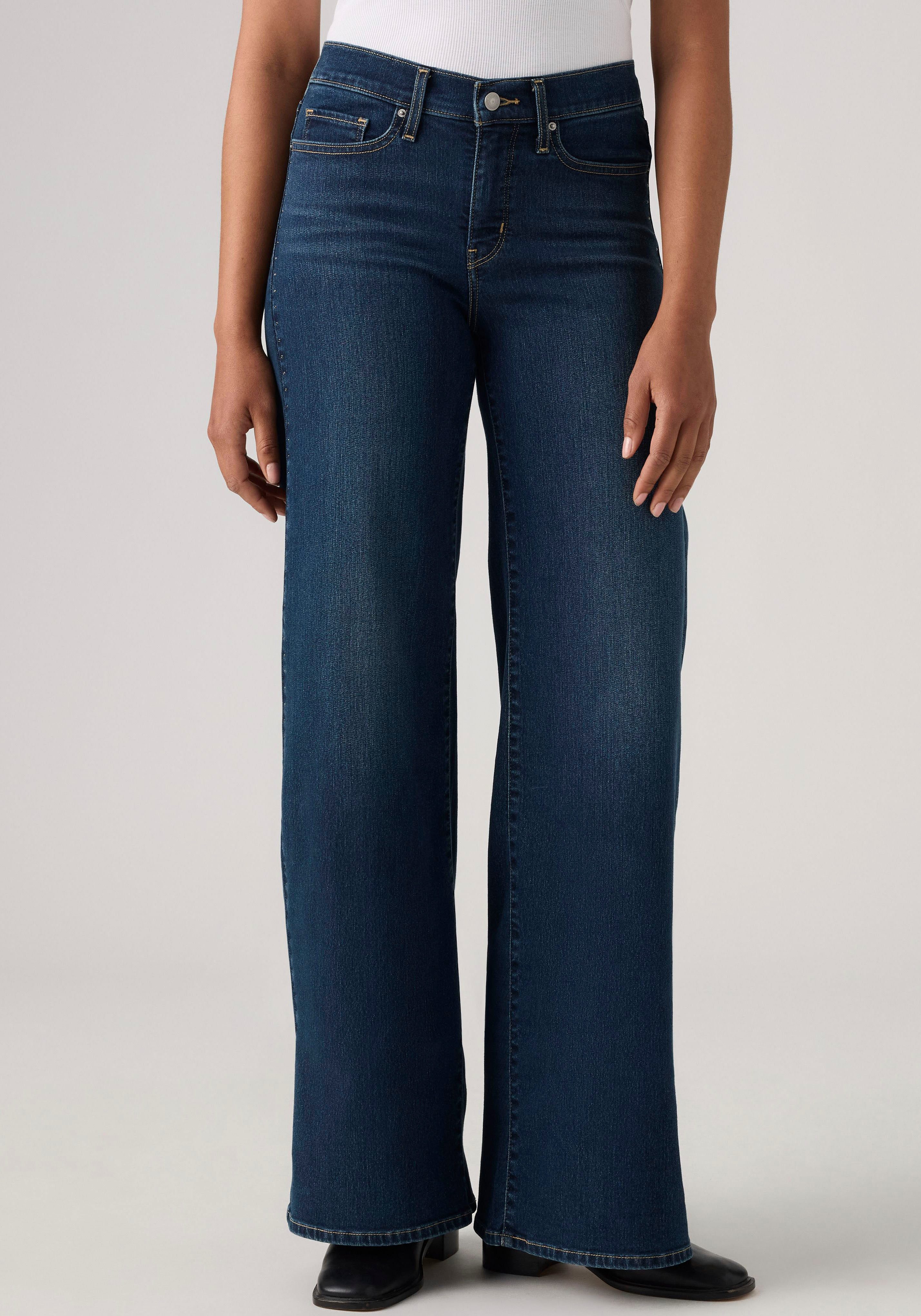 Levi's® Weite Jeans 318 SHAPING WIDE LEG Glitzerdetails